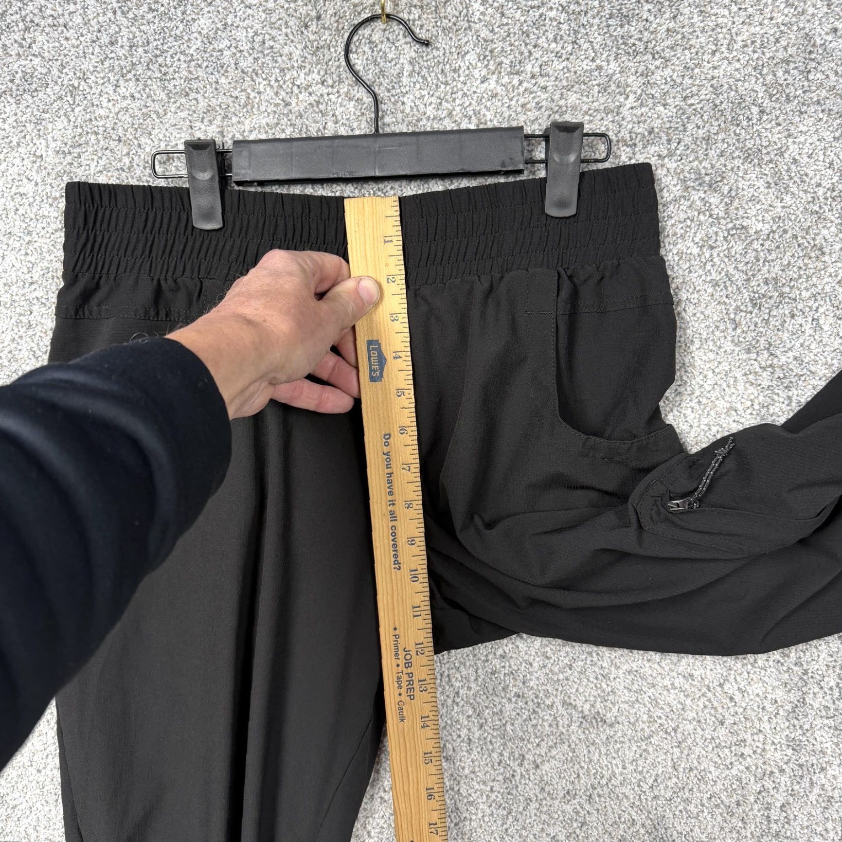 Avalanche Avalanche Mens Pants Jogger, Black, M, Lightweight Stretch, Zip Pocket, Hiking, Outdoor, Casual, Tapered Size US 31 - 7 Thumbnail