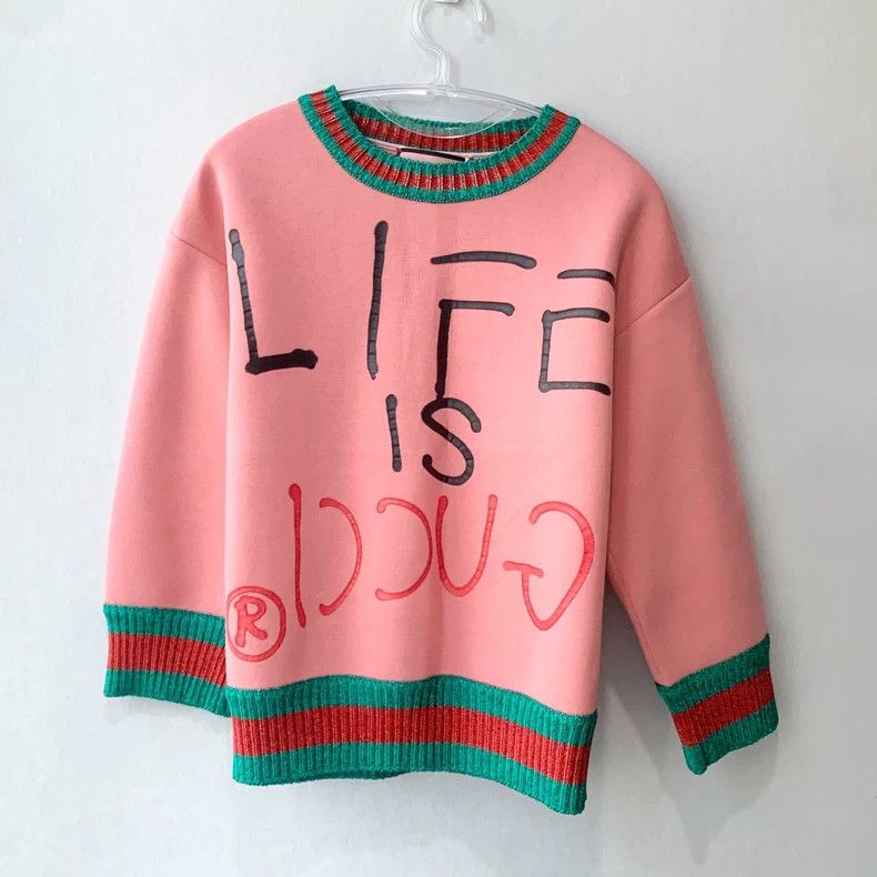 GUCCI Sweatshirt Tracksuit in Pink Color