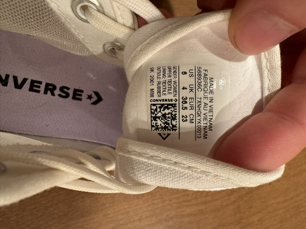 Converse White mesh Nike converse women’s size 6 Size US 6 / IT 36 - 8 Thumbnail