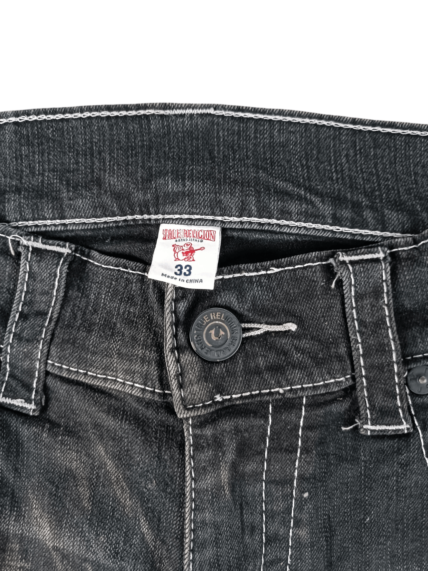True Religion × Vintage RARE 🔥 True Religion ひ Camo Horseshore Straight Jeans Size US 34 / EU 50 - 16 Thumbnail