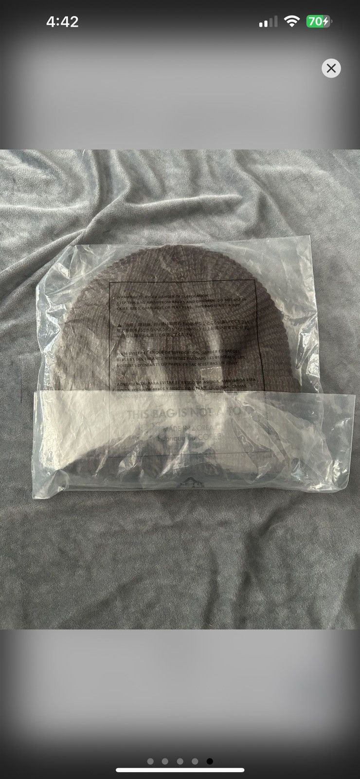 Palace Palace Sofar Beanie (Brown) FW22 Size ONE SIZE - 3 Thumbnail