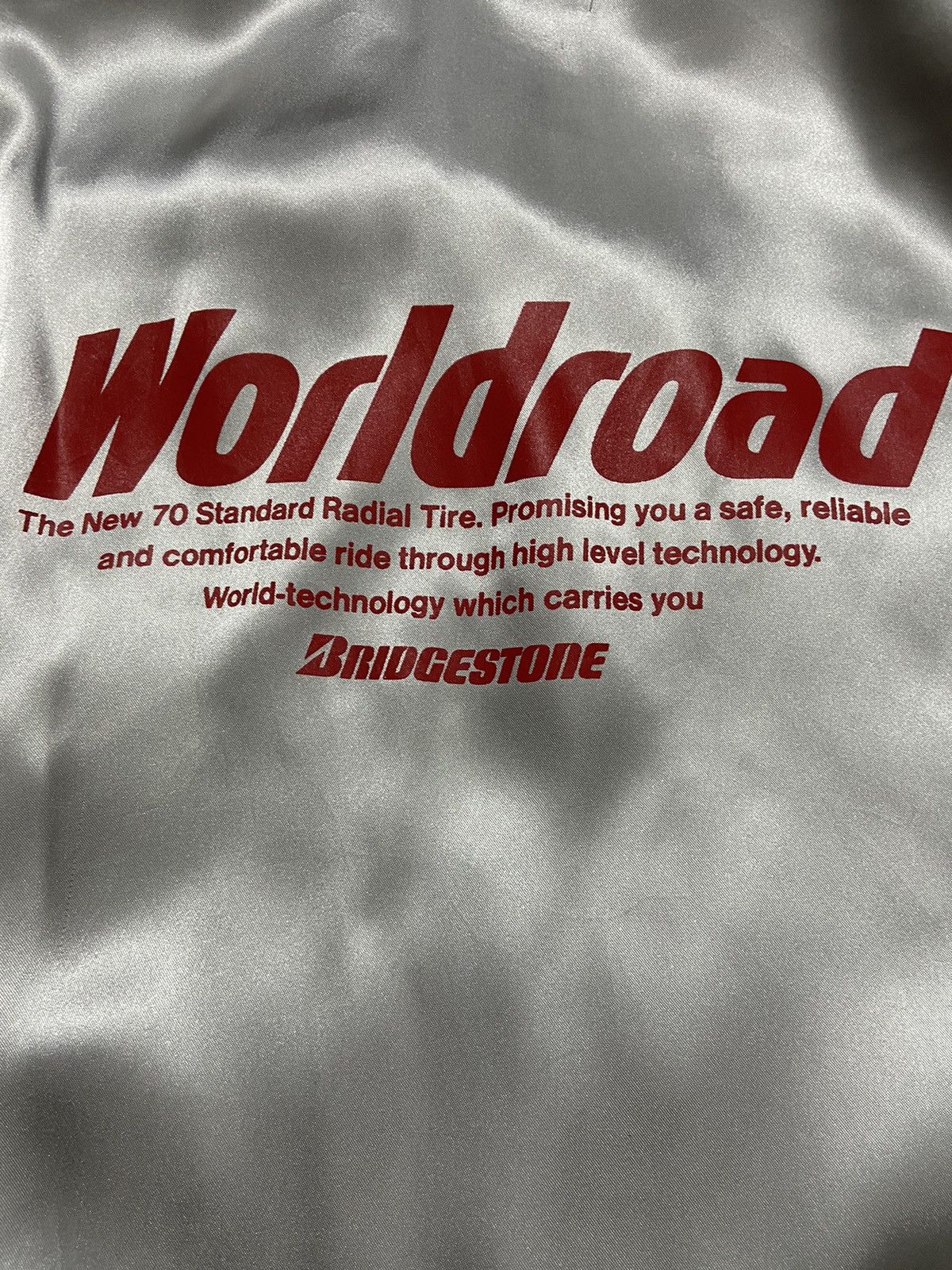Vintage Vintage 90s Bridgestone World Technology Bomber Jacket Size US M / EU 48-50 / 2 - 7 Thumbnail