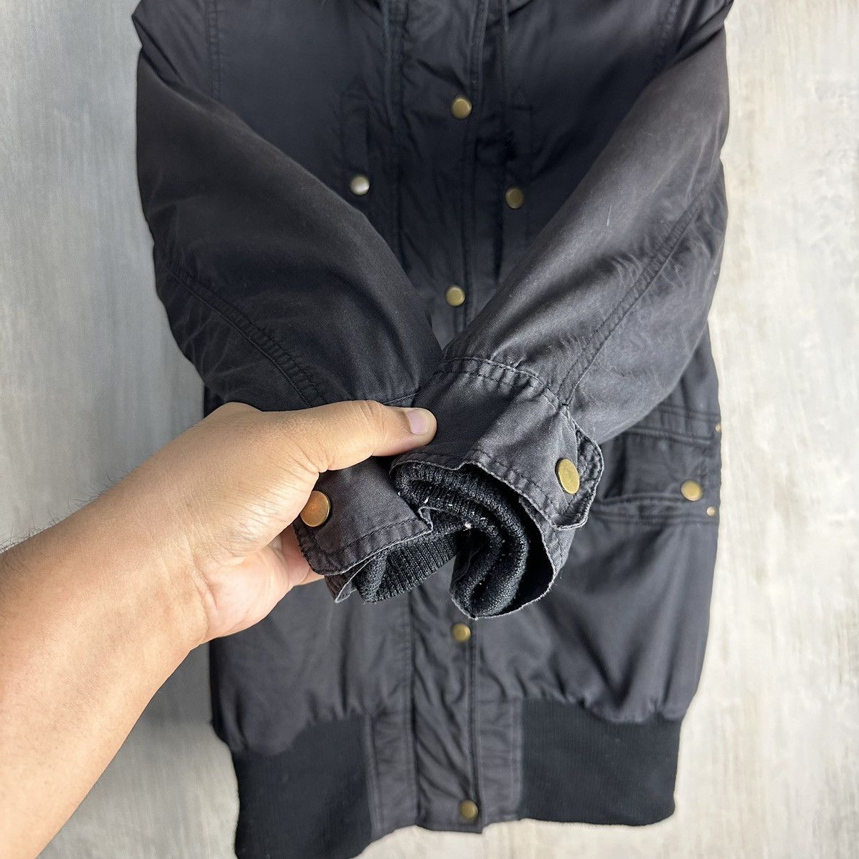 If Six Was Nine × Japanese Brand × Le Grande Bleu (L.G.B.) Riche Glamour lgb style Fur Hoodie Bomber Jacket Size US M / EU 48-50 / 2 - 6 Thumbnail