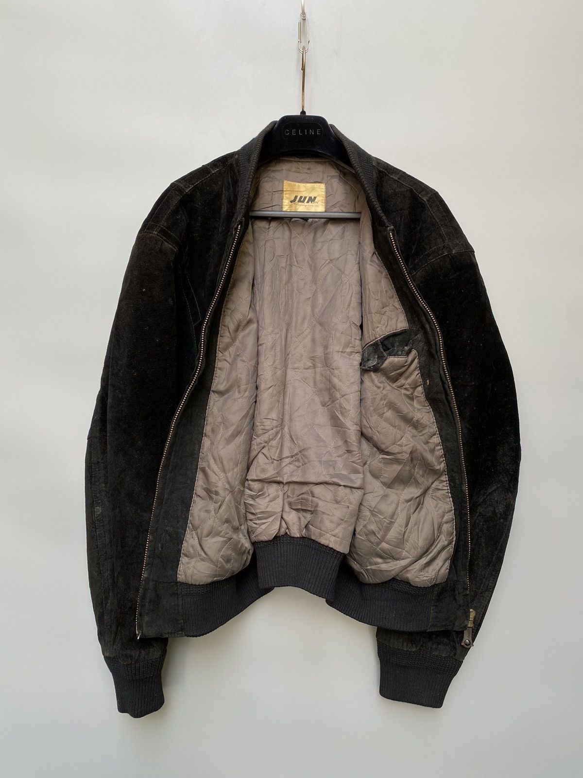 Japanese Brand × Jun Takahashi 90s Junmen by Jun Takahashi Leather Bomber Jacket Size US M / EU 48-50 / 2 - 9 Thumbnail