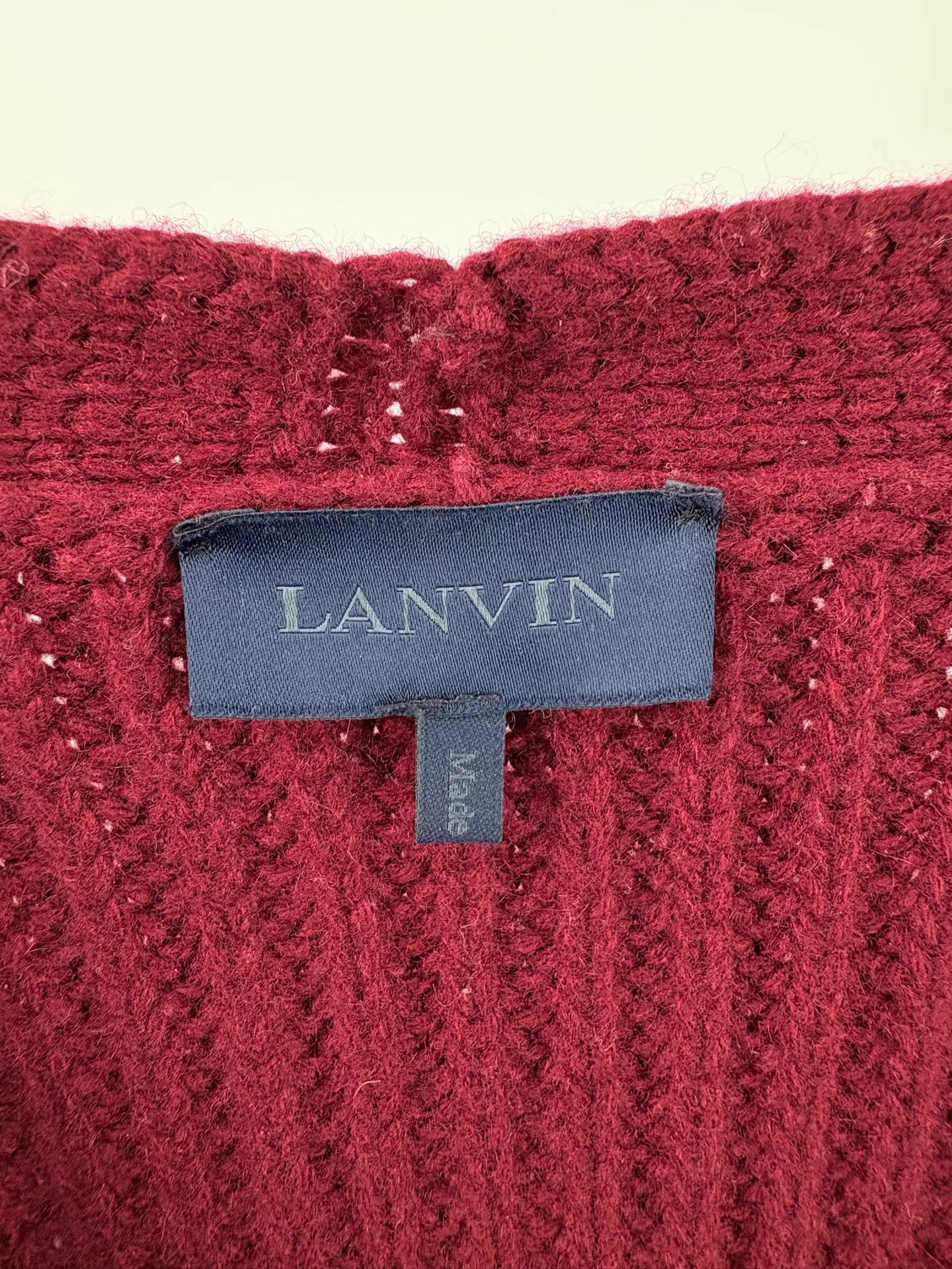 Lanvin LANVIN Wool Cardigan Size US M / EU 48-50 / 2 - 3 Thumbnail