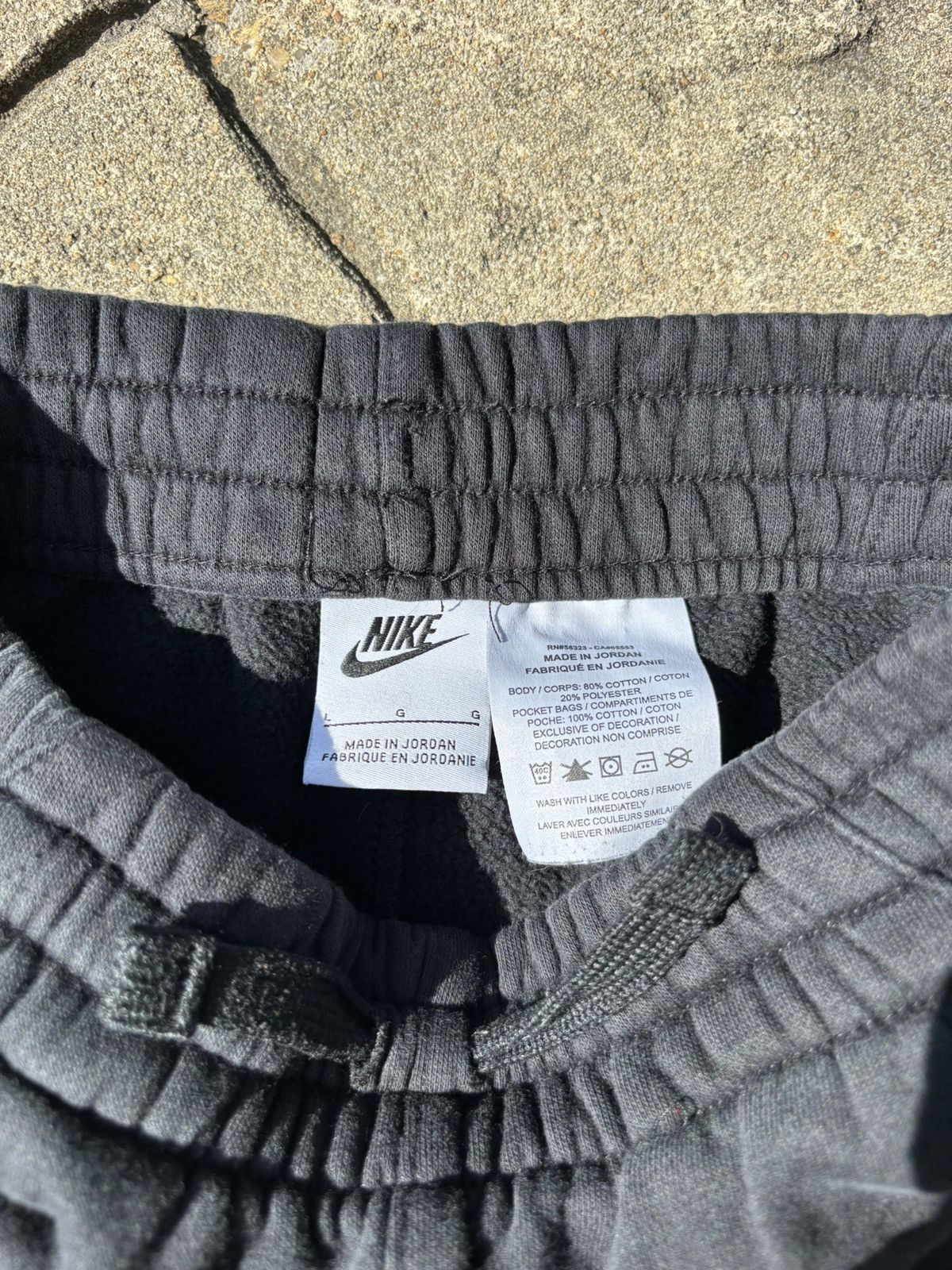 Nike × Vintage Y2K Nike Tapered Fit Black Sweatpants Size US 28 / EU 44 - 4 Thumbnail