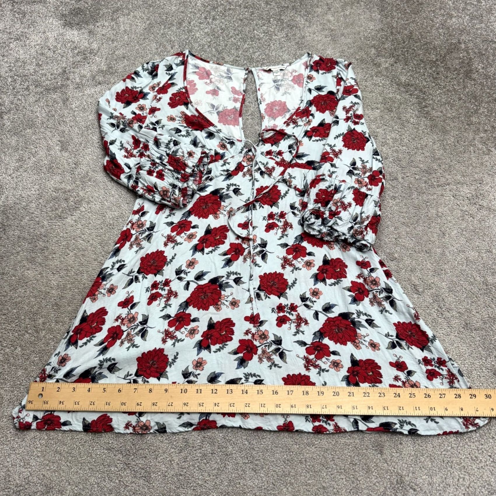 American Eagle Outfitters American Eagle Outfitters Dress Shirt Womens Large Multicolor Floral Short Sundress Bohemian 90s? Size L / US 10 / IT 46 - 5 Thumbnail