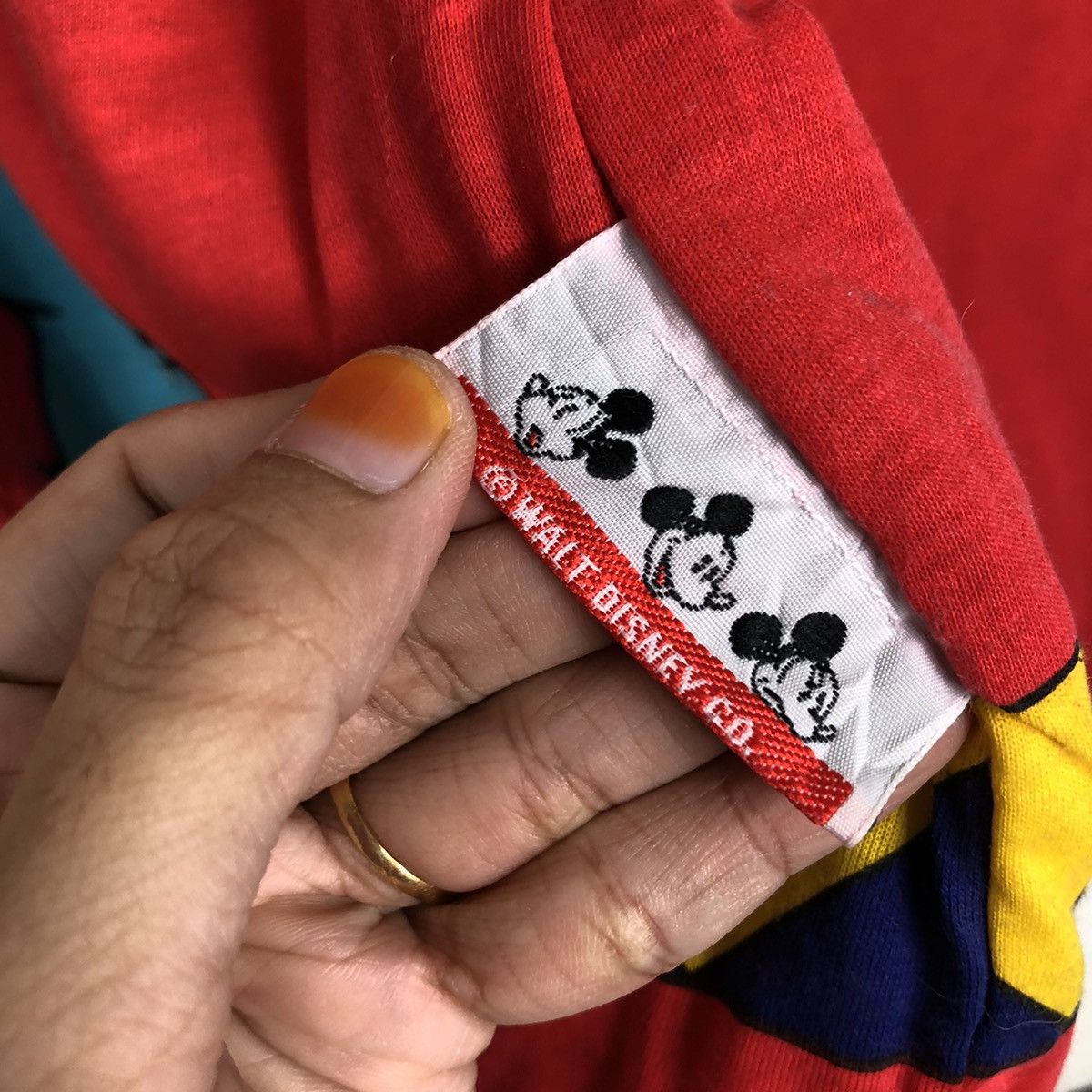 Vintage Vintage Sweatshirt Long Sleeve Mickey Mouse Cartoon BigLogo Size US M / EU 48-50 / 2 - 13 Thumbnail