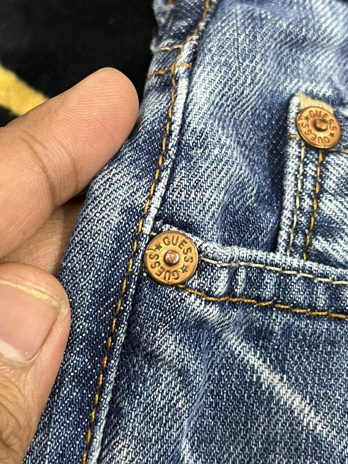 Guess Vintage Guess The Cliff Flare Bootcut Denim Size US 34 / EU 50 - 8 Thumbnail
