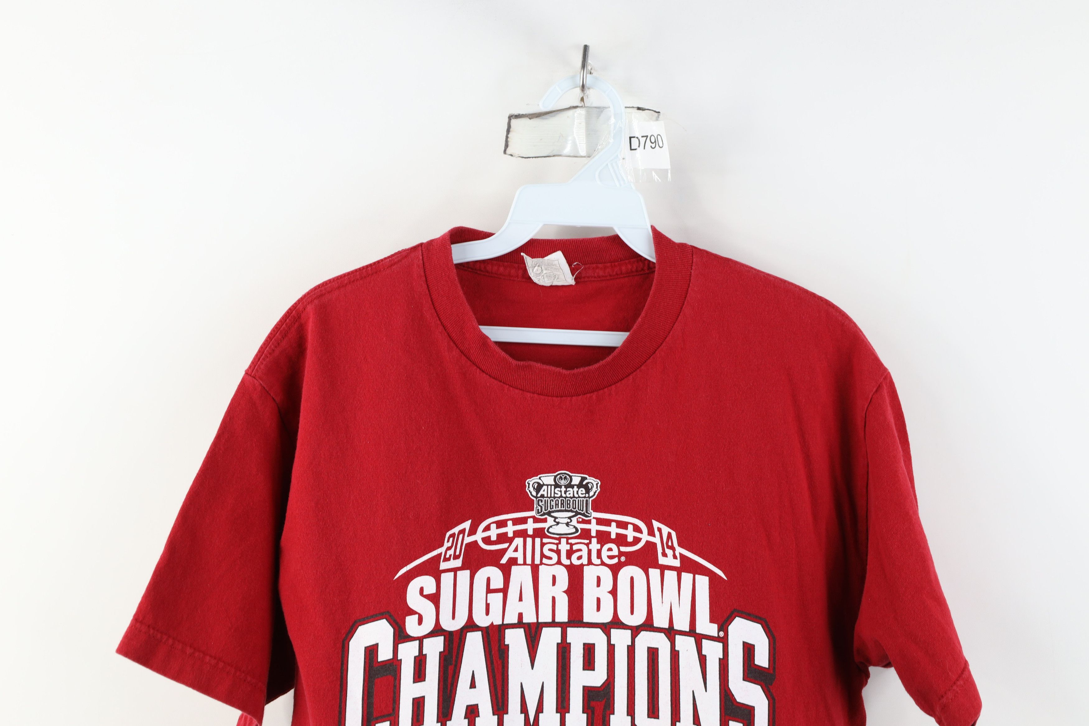 Vintage Y2K Sugar Bowl Champions Oklahoma University T-Shirt Size US M / EU 48-50 / 2 - 2 Thumbnail