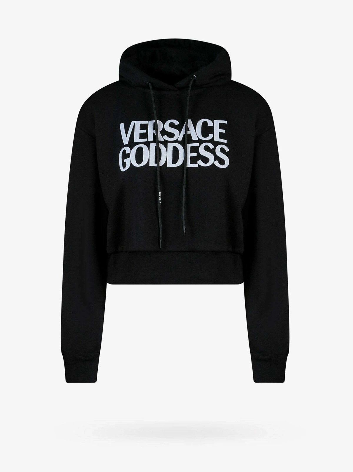 Versace o1y0226 Logo Hoodie in Black/White Size XS / US 0-2 / IT 36-38 - 1 Thumbnail