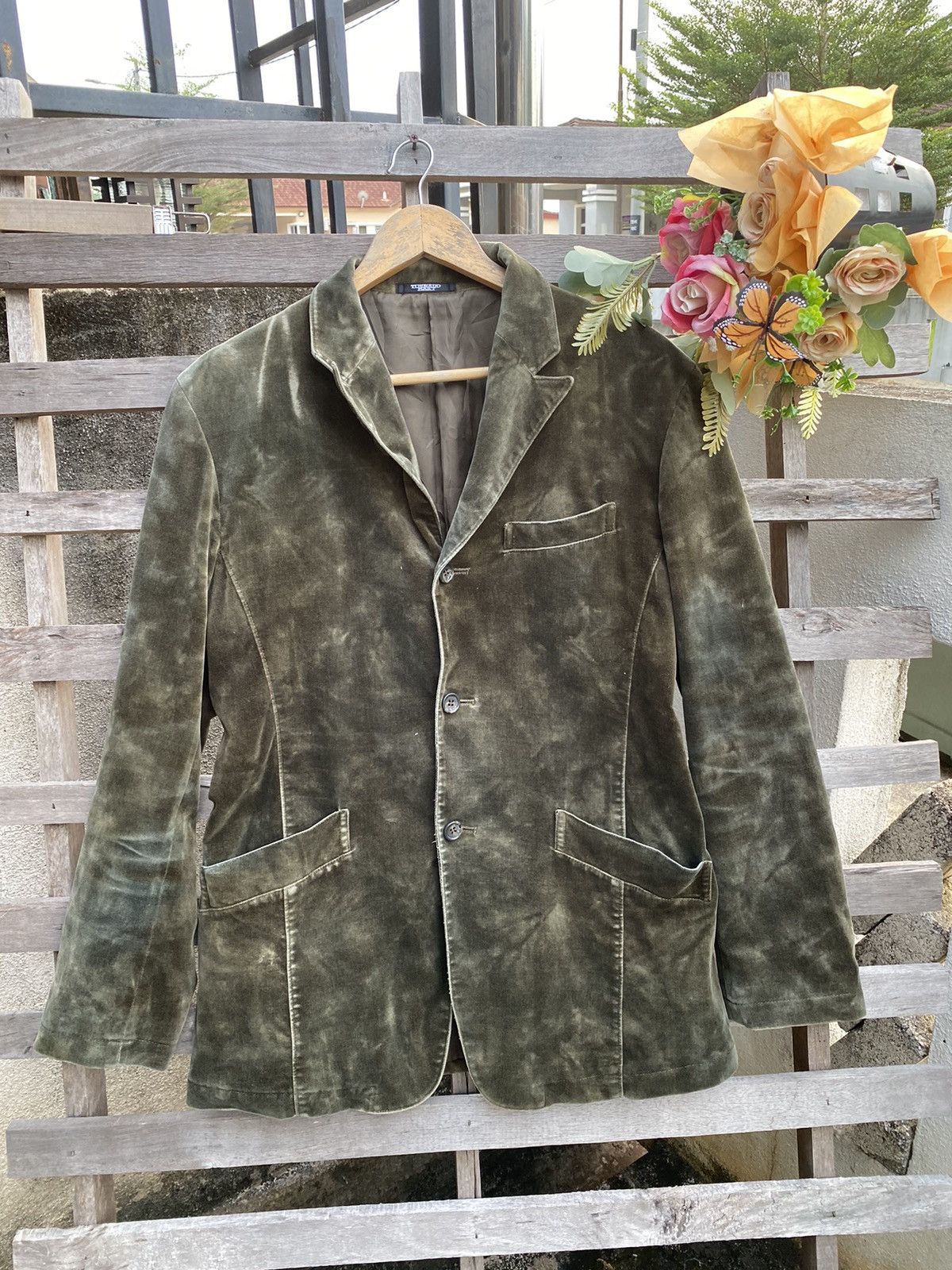 Tornado Mart 🔥 Distresed 🔥 Vintage Tornado Mart Velvet Jacket Size L / US 10 / IT 46 - 2 Thumbnail