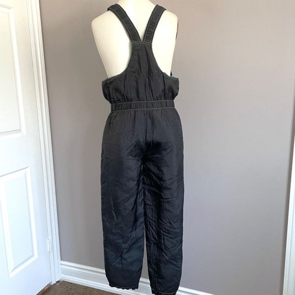 Vintage Vintage 80s Black Insulated Ski Pants Overalls - Small Size 28" / US 6 / IT 42 - 8 Thumbnail