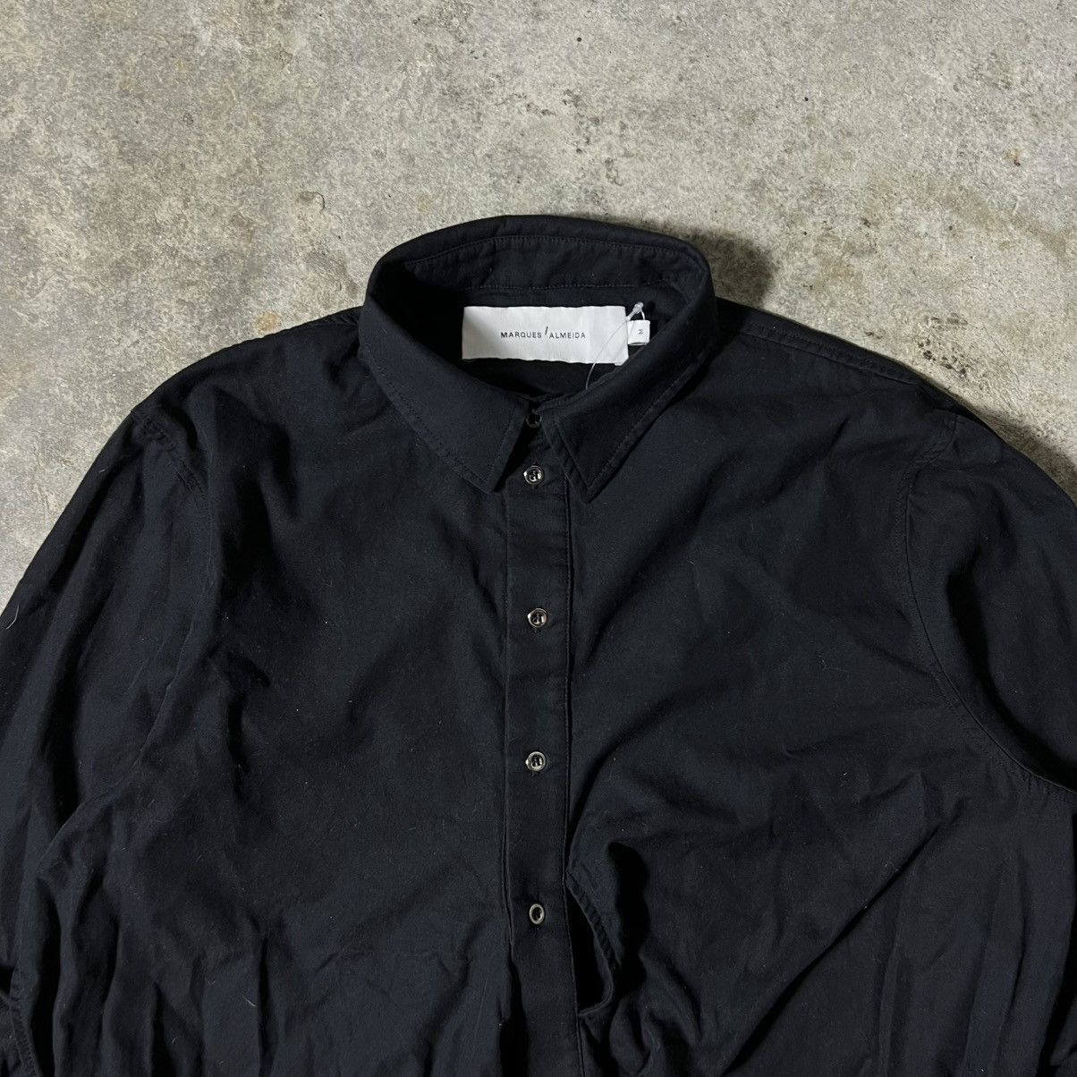 Marques'Almeida Marques’Almeida - SS/23 - Twist Detail Poplin Shirt Size M / US 6-8 / IT 42-44 - 7 Thumbnail