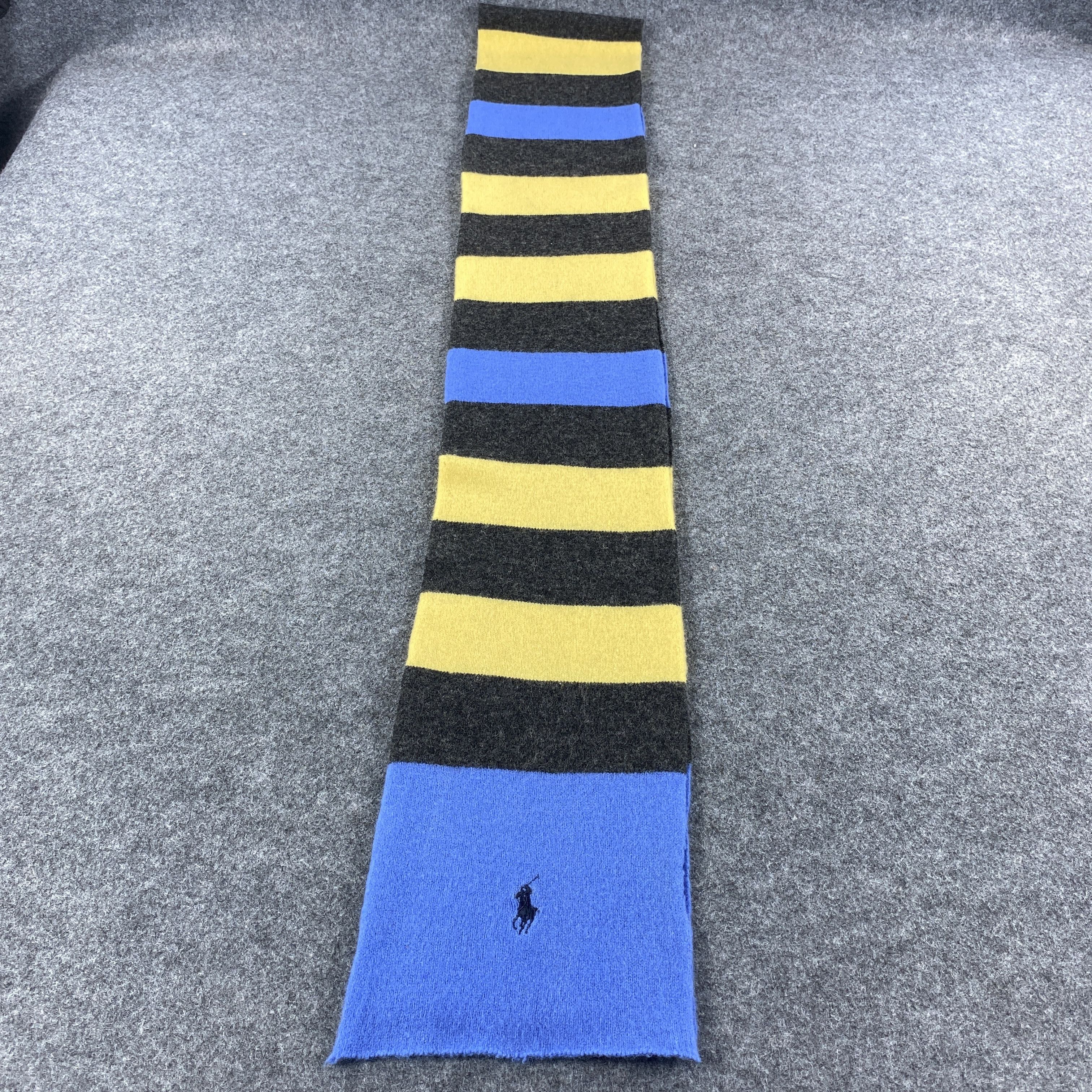 Polo Ralph Lauren × Vintage GF10501 Polo Ralph Lauren Scarf Neck Wear Muffler Nova Check Size ONE SIZE - 4 Thumbnail