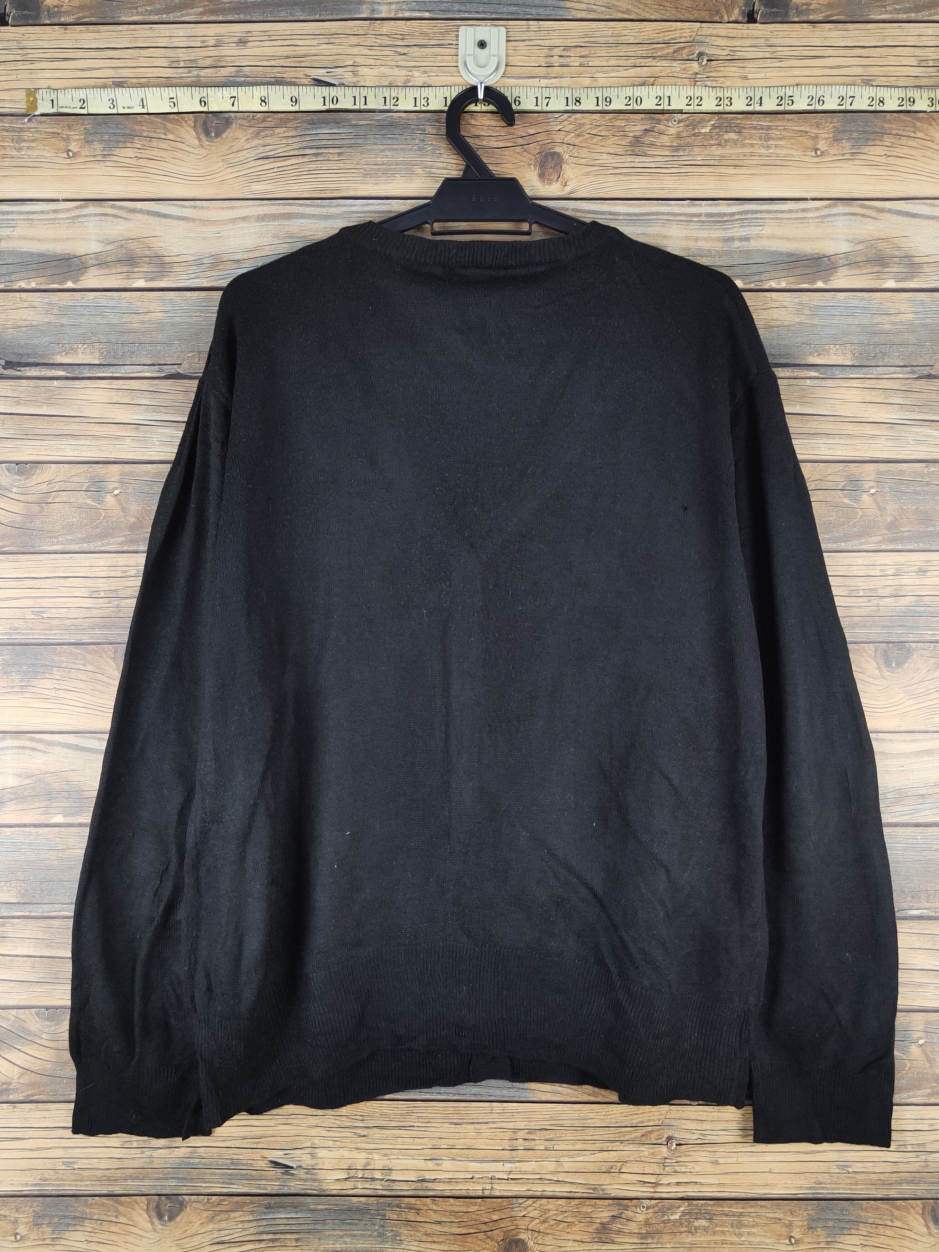 Homespun Knitwear Healthy Karen Black Knitwear Cardigan #W1179 Size US XL / EU 56 / 4 - 7 Thumbnail