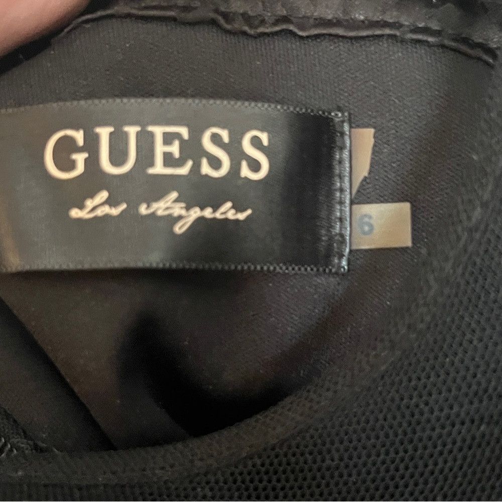Guess GUESS Sleeveless Black Leopard Dress NWOT Sz.6 Medium Size ONE SIZE - 3 Thumbnail