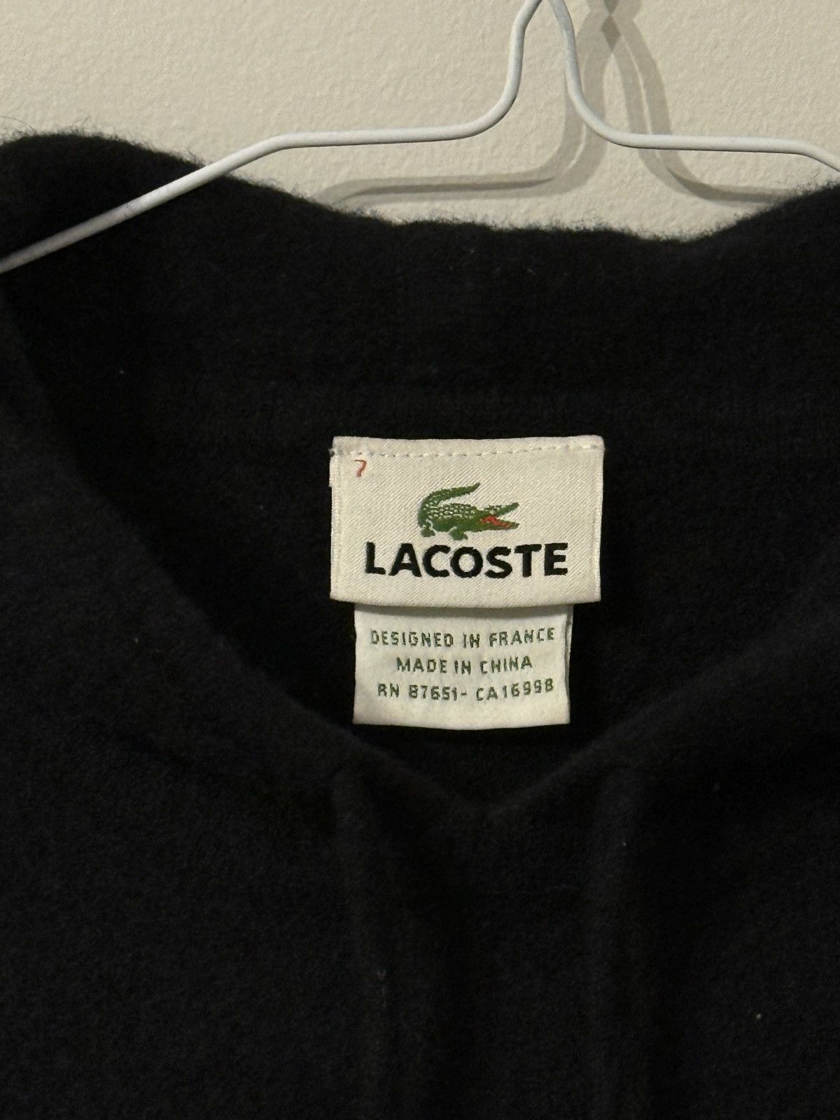 Lacoste VINTAGE Lacoste Hoodie Size US S / EU 44-46 / 1 - 2 Thumbnail