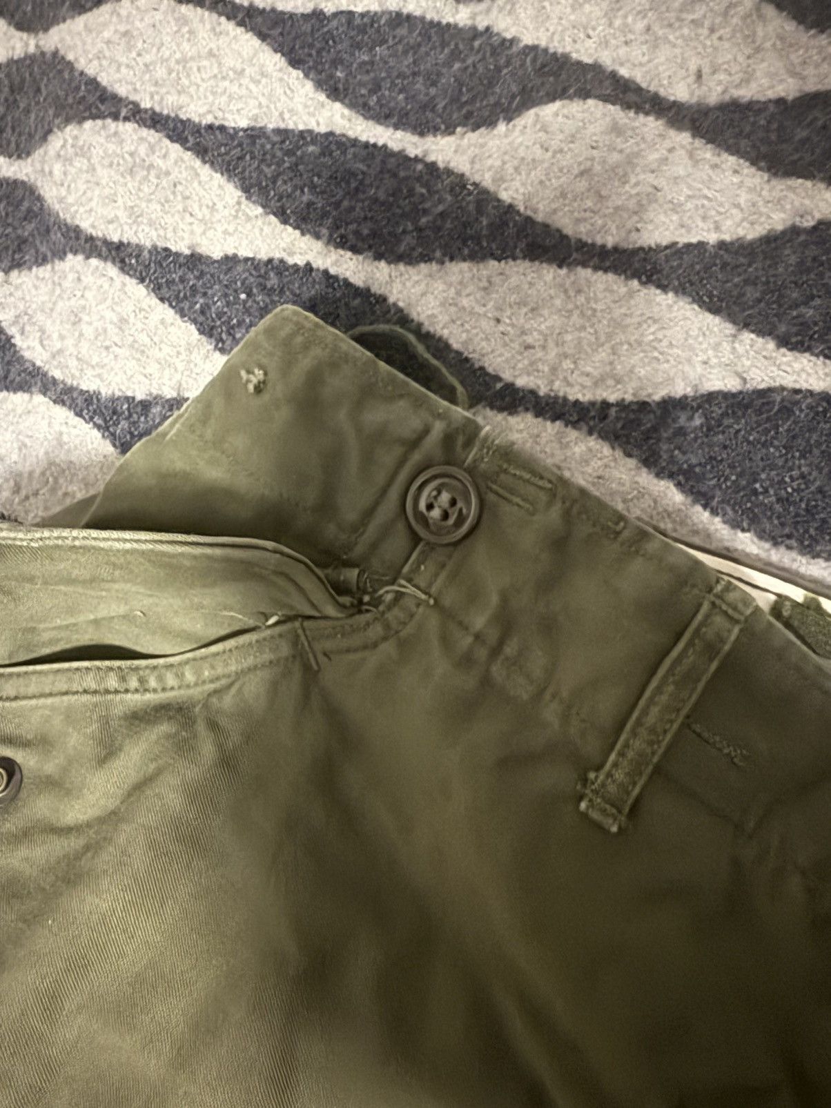 Vintage Is army m1951 field trousers pants Size US 34 / EU 50 - 2 Thumbnail