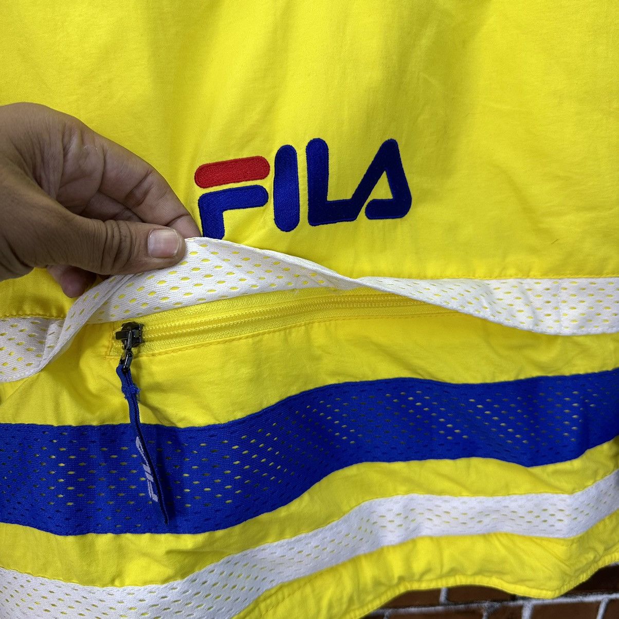 Fila RARE Vintage 90s Fila Players Baggy Anorak Jacket Z163 Size US S / EU 44-46 / 1 - 6 Thumbnail