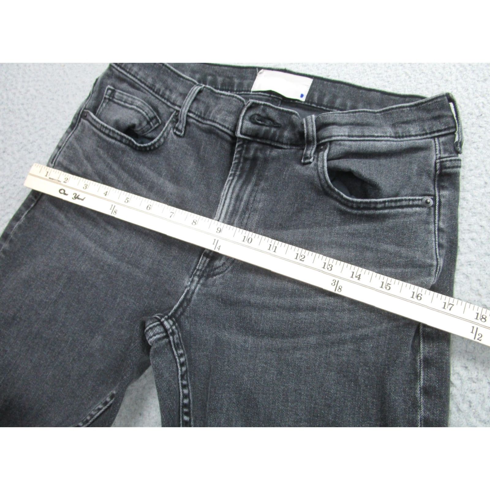 Everlane Everlane Women's Jeans 29 Black Ankle Skinny Mid Rise Stretch Denim Pants Size 29" - 5 Thumbnail