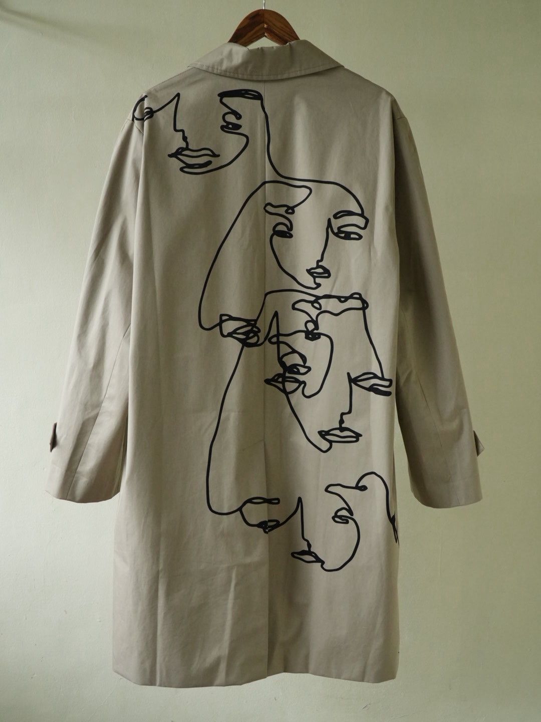 Celine Celine Printed Cotton-Gabardine Trench Coat In Neutrals Size US M / EU 48-50 / 2 - 2 Thumbnail