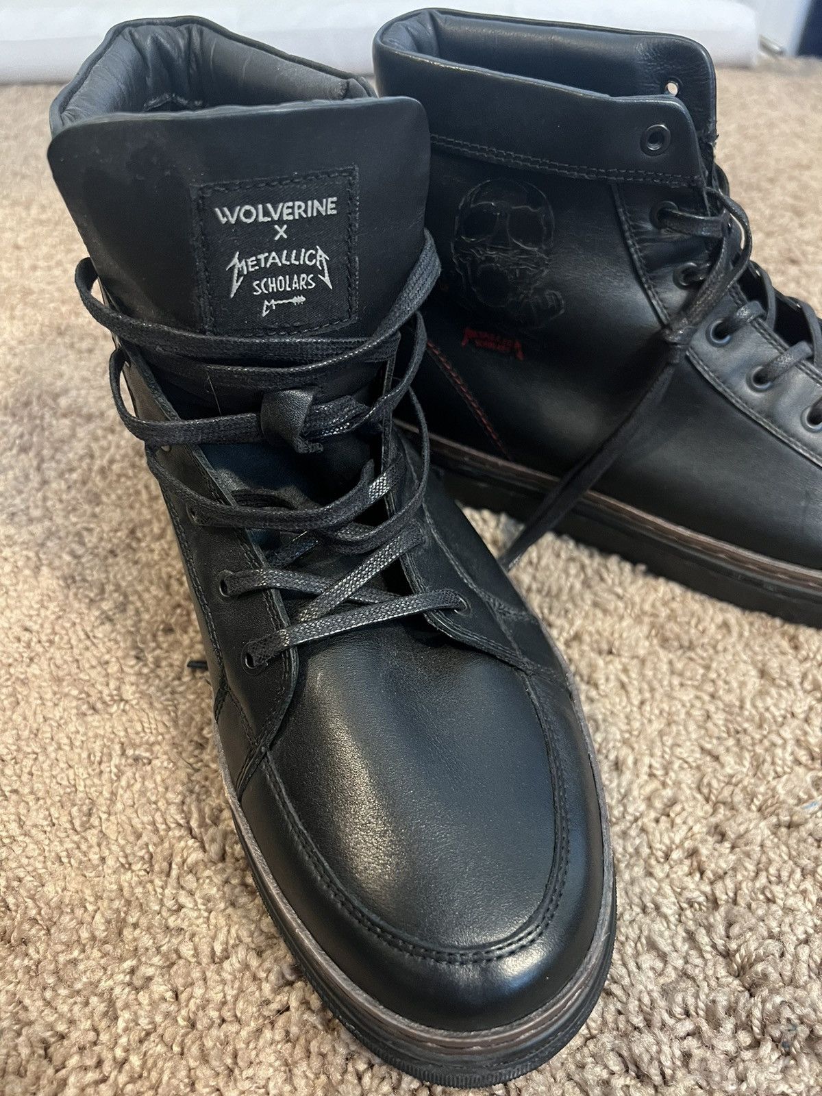 Wolverine Wolverine x Metallica Scholars Leather Boots Size US 11.5 / EU 44-45 - 1 Thumbnail
