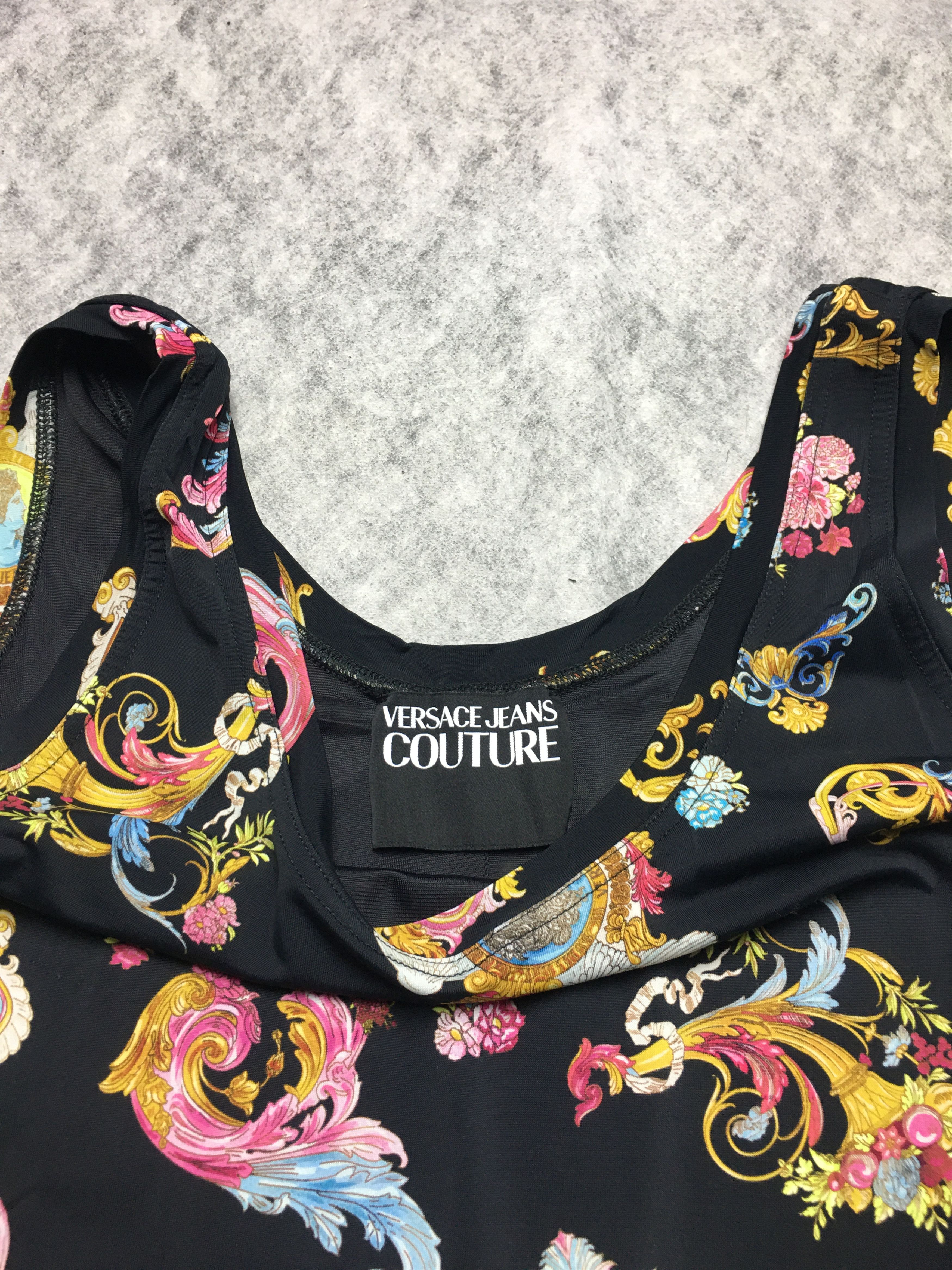 Versace Jeans Couture Versace Jeans Couture Paisley Modern Print Dress US 12 Size XL / US 12-14 / IT 48-50 - 8 Thumbnail