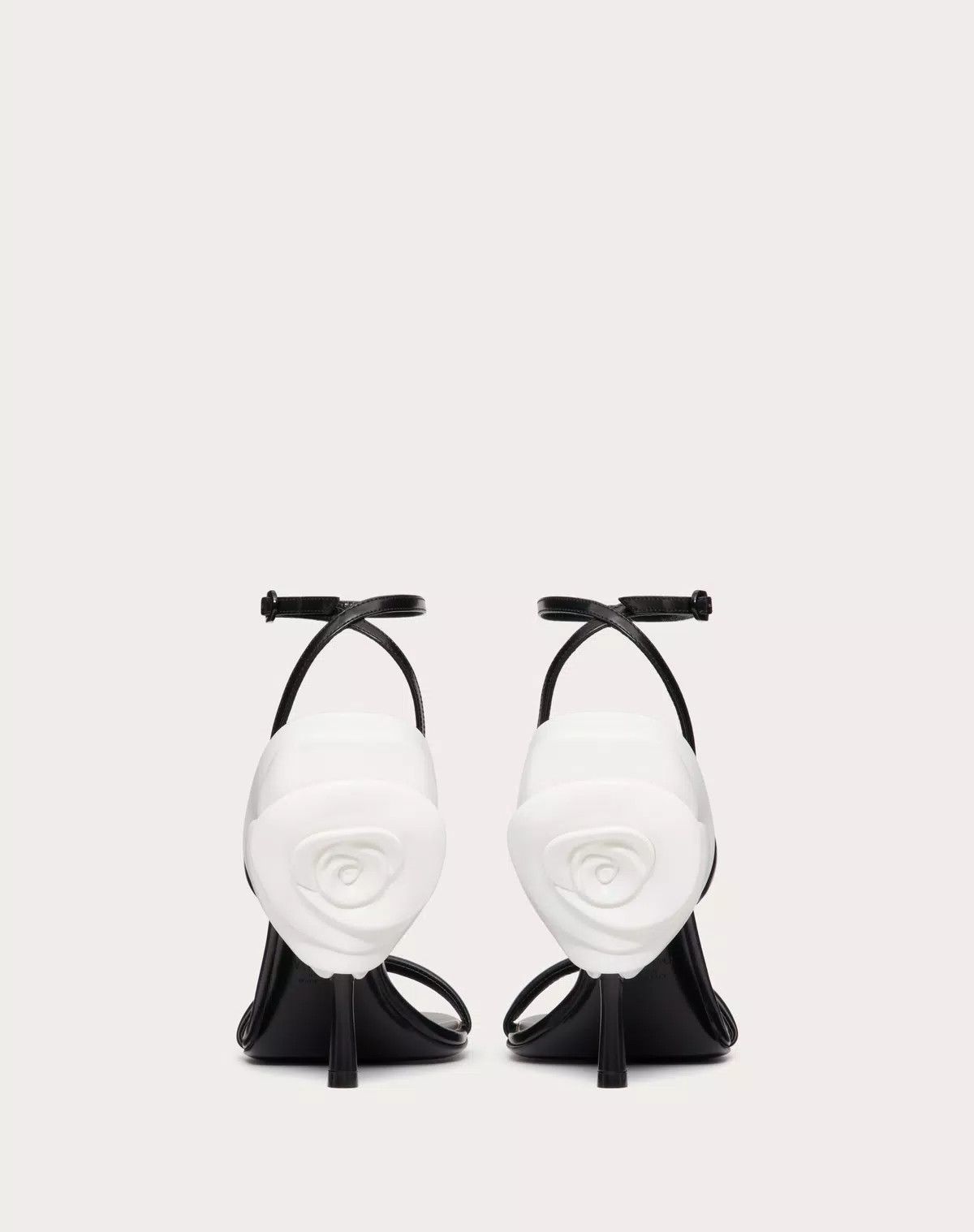 Valentino o1s1wg110426 Rroserouche Sandals 1959 in Calfskin in Black Size US 7 / IT 37 - 3 Thumbnail