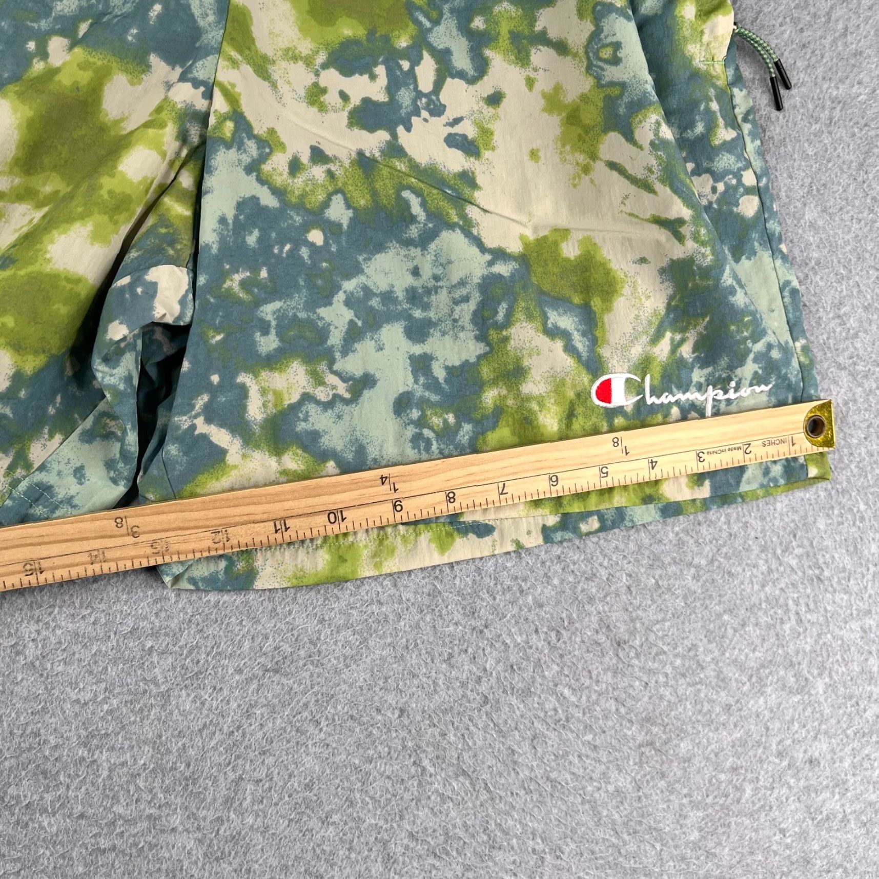 Champion Champion Swim Trunks Mens Large Green Camo Lined Board Shorts Beach Surfing Men's Regular L Size US 33 - 3 Thumbnail