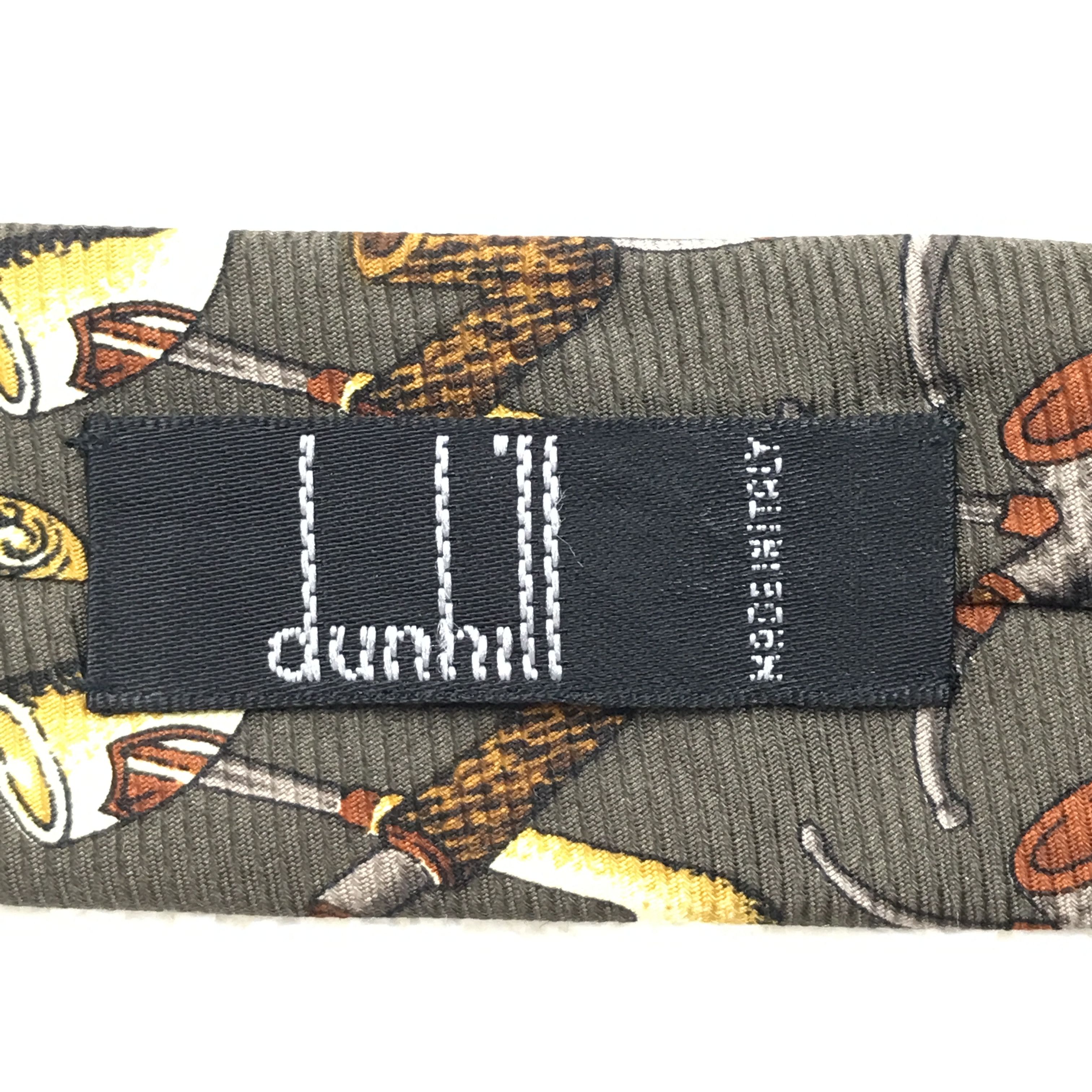 Alfred Dunhill × Vintage Vintage Alfred Dunhill Silk Necktie Size ONE SIZE - 8 Thumbnail