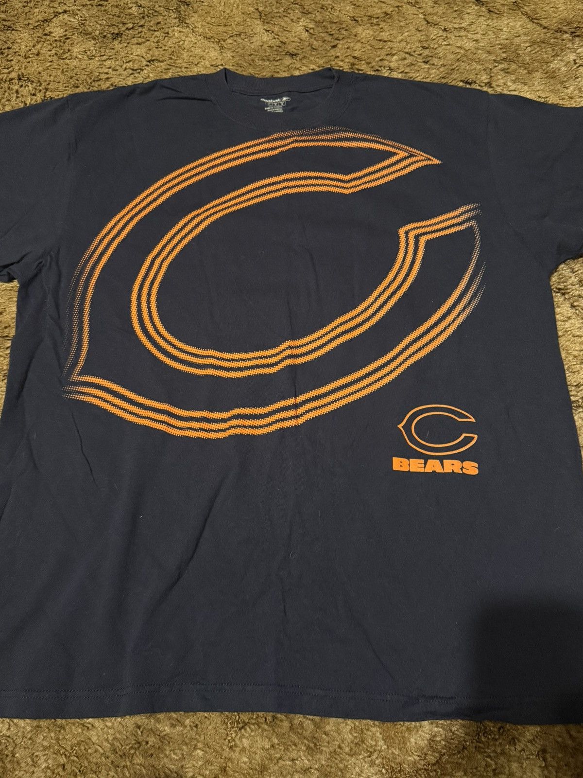 NFL Vintage Reebok NFL Chicago Bears Big Logo T-Shirt Navy Large Size US L / EU 52-54 / 3 - 2 Thumbnail