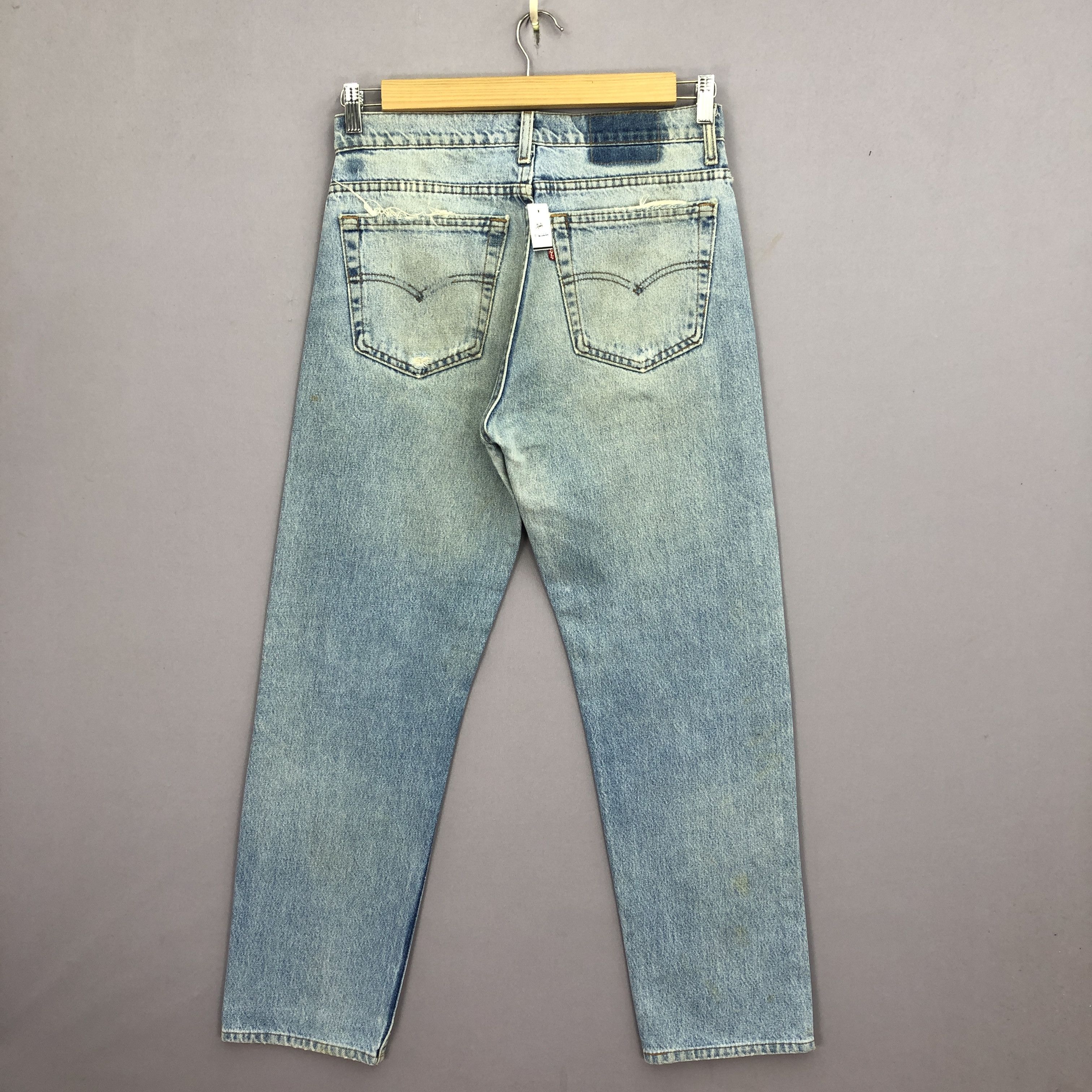 Levi's Vintage 90s Levis 505 Jeans Ripped Levi's Light Wash Denim Size US 30 / EU 46 - 2 Thumbnail