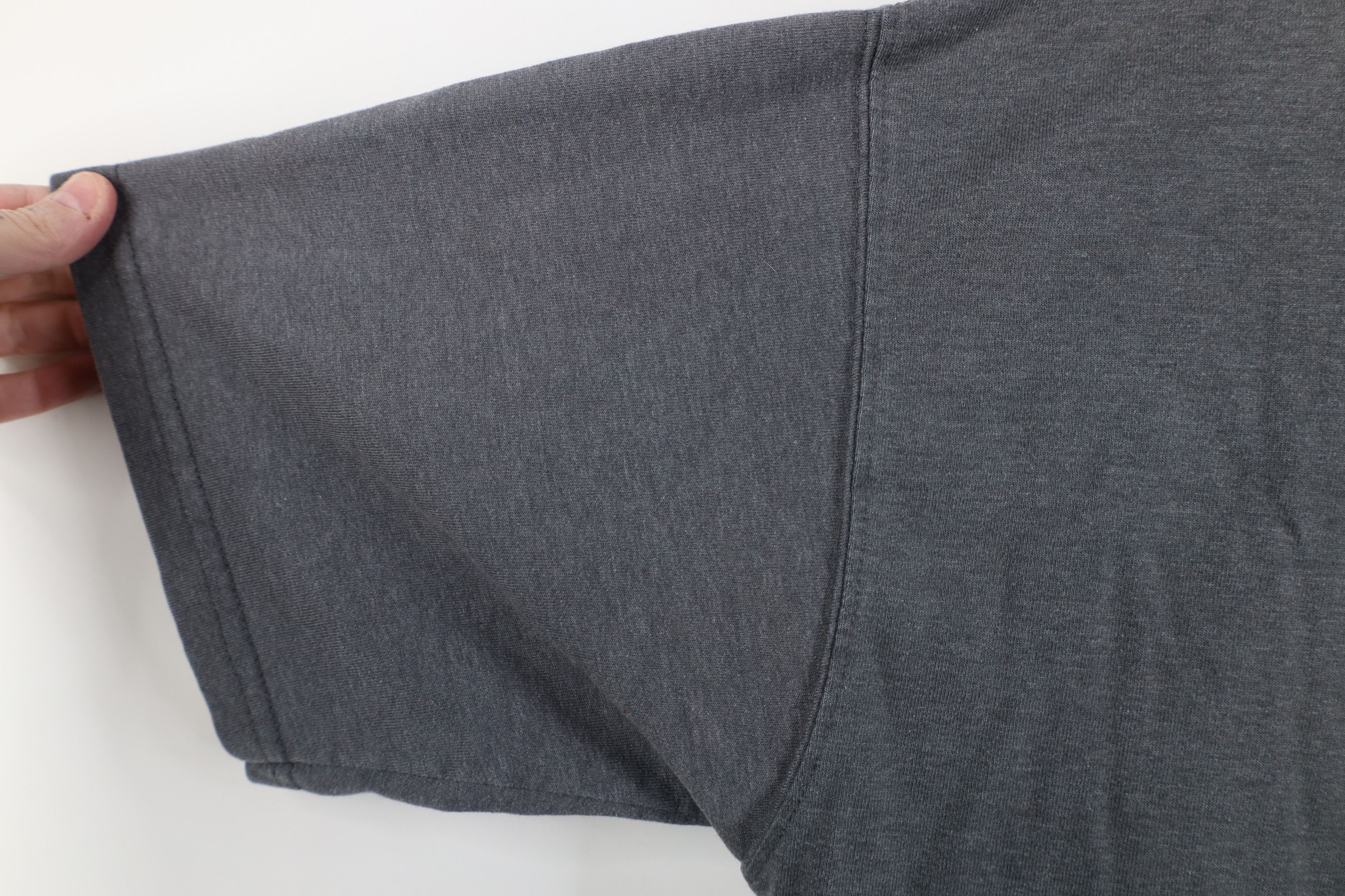 Russell Athletic Vintage 90s Y2K Russell Athletic Blank Pocket T-Shirt Gray Size US L / EU 52-54 / 3 - 9 Thumbnail