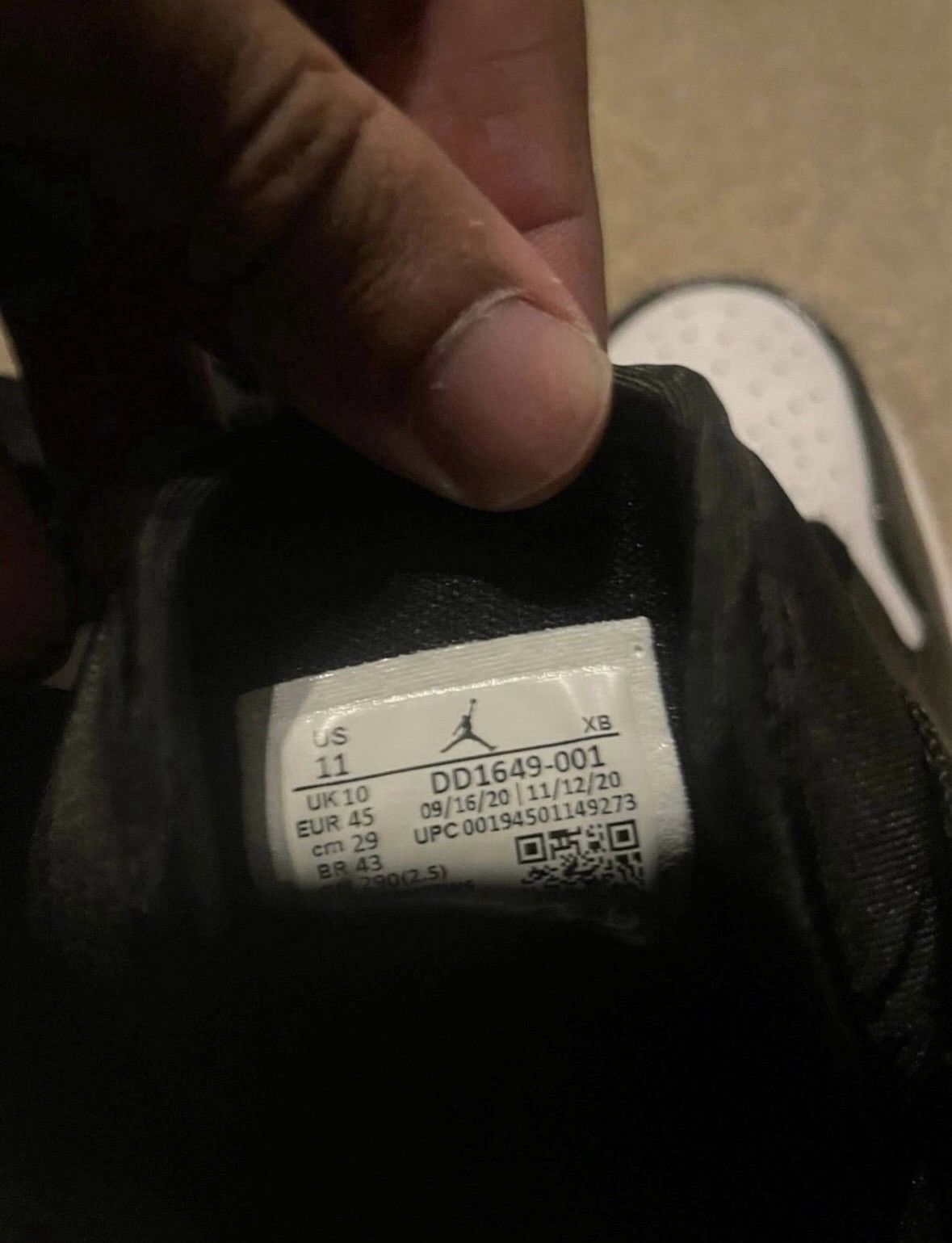 Jordan Brand Jordan 1 Mid Carbon Fiber All Star Size US 11 / EU 44 - 8 Thumbnail