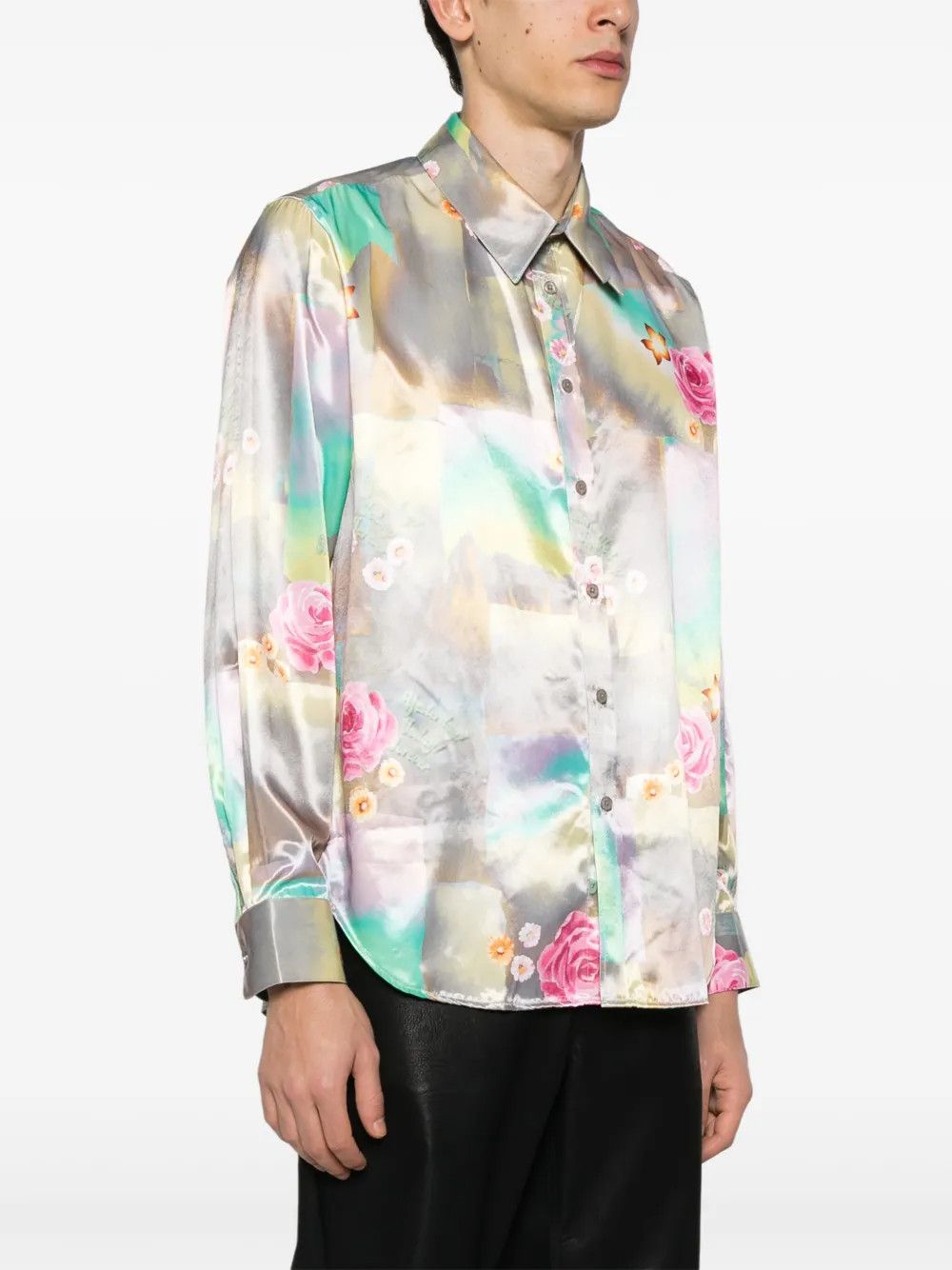 Other Floral-Print Shirt | Grey Size US XL / EU 56 / 4 - 3 Thumbnail