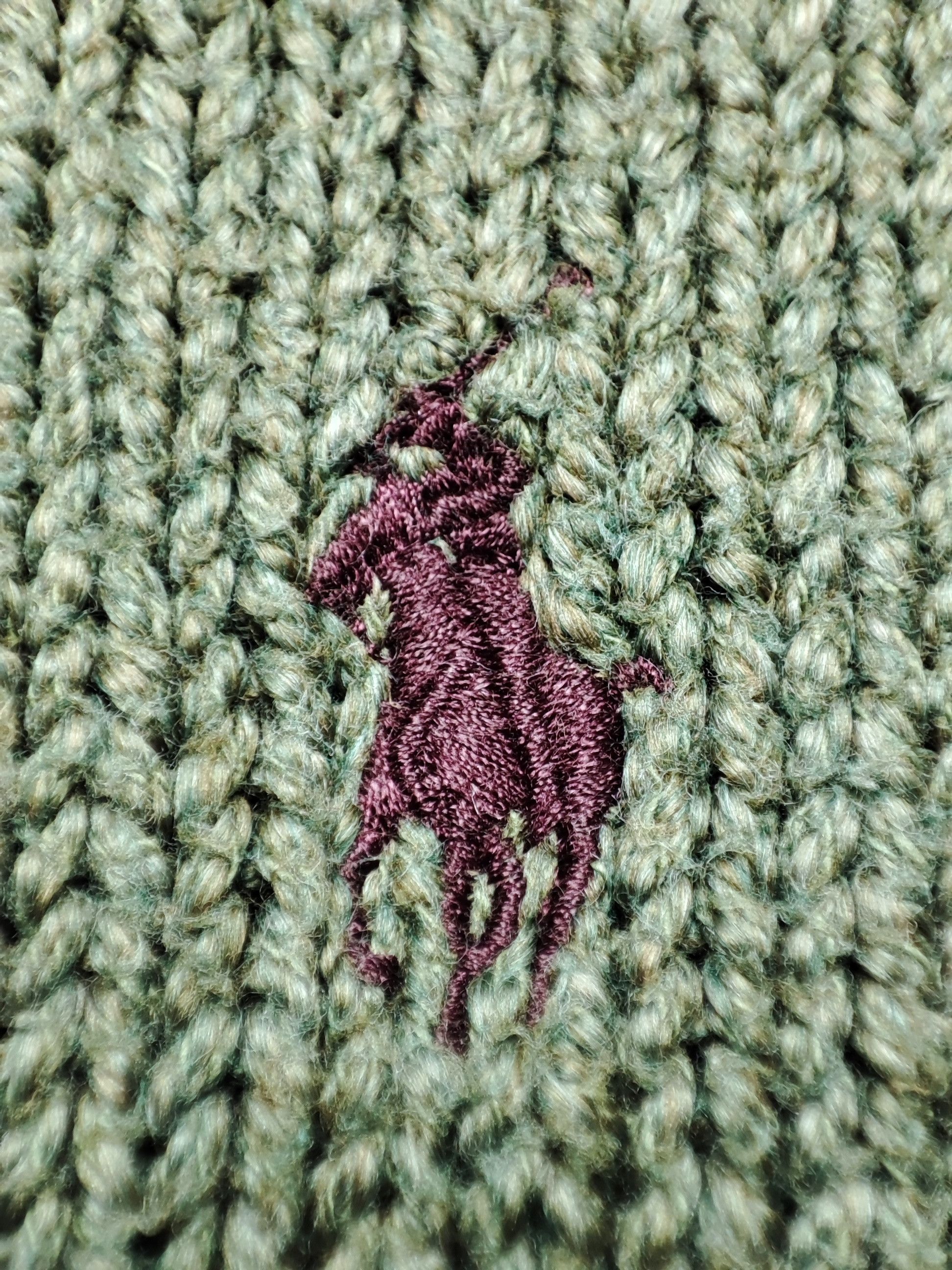 Polo Ralph Lauren Polo Ralph Knit Army Green Sweater Size US L / EU 52-54 / 3 - 9 Thumbnail