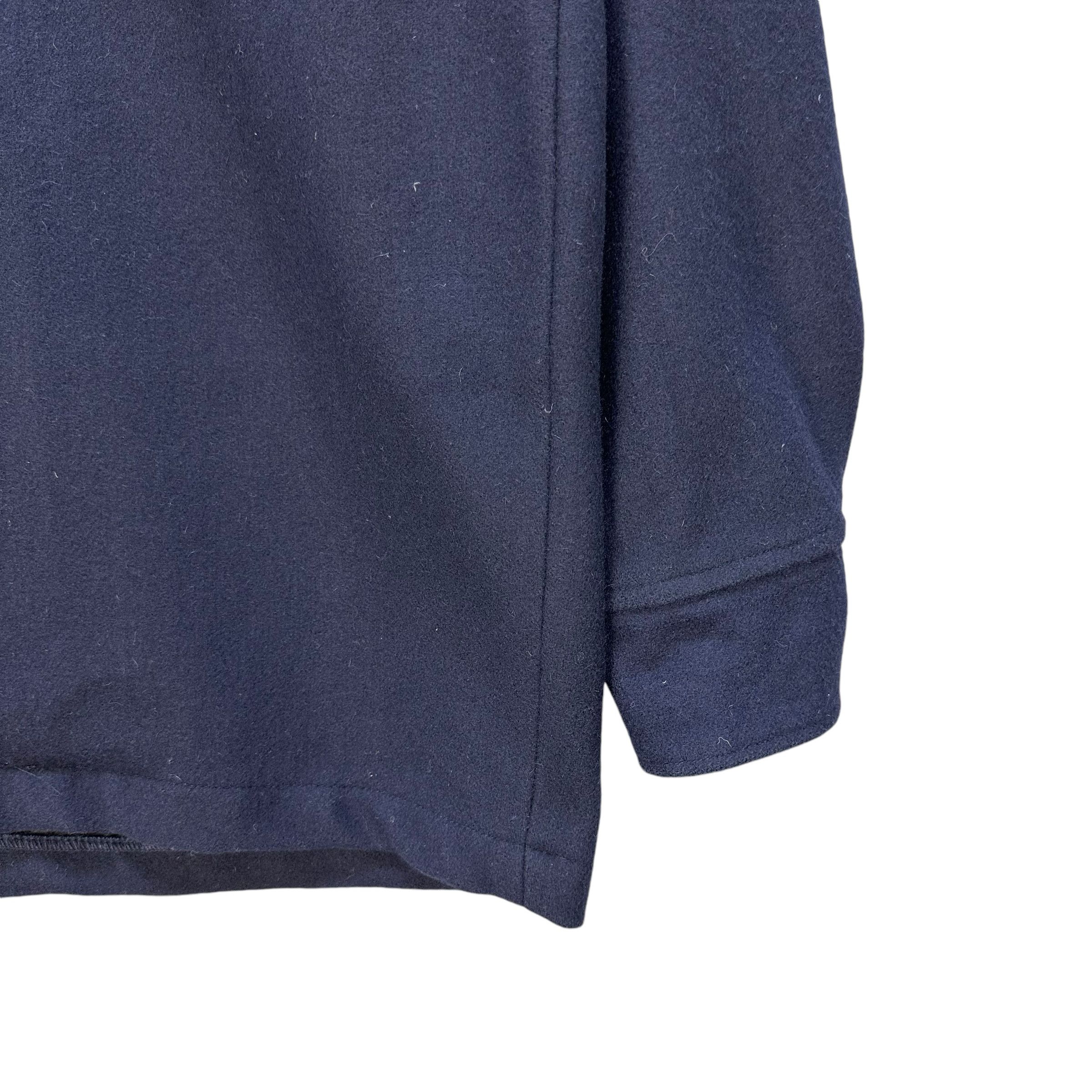 Stussy 90’s STUSSY Workwear Navy Blue Wool Flannel Jacket #106-1463 Size US L / EU 52-54 / 3 - 6 Thumbnail
