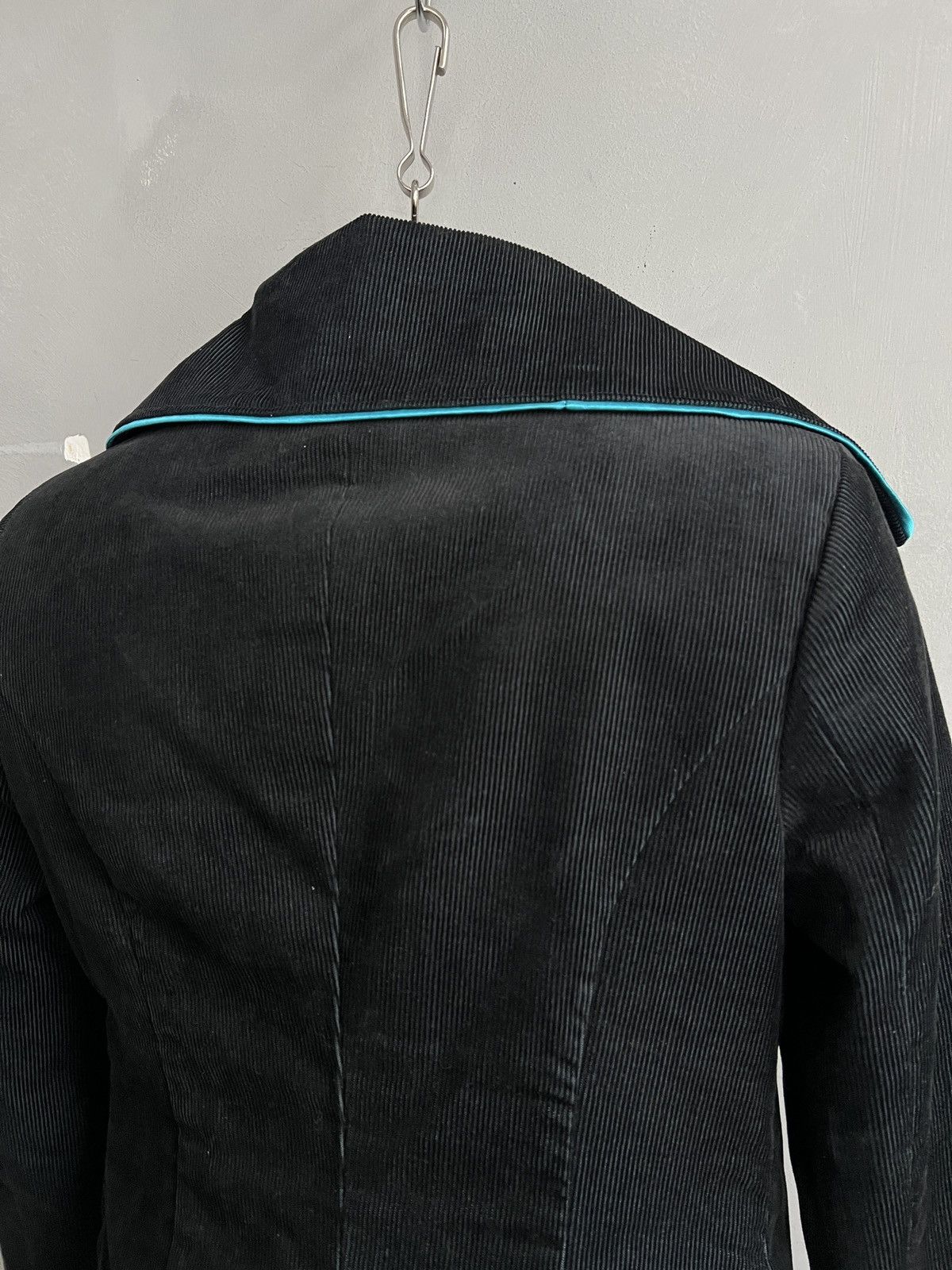 Hysteric Glamour Velvet y2k asymmetrical biker black rick owens style jacket Size US S / EU 44-46 / 1 - 6 Thumbnail
