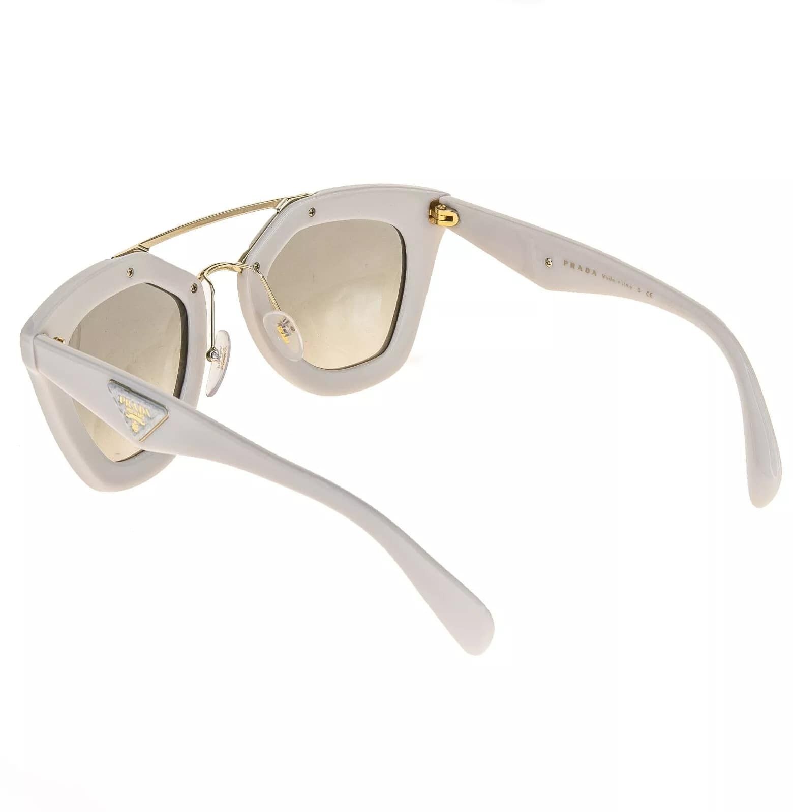 Prada PRADA 14S Cinema ORNATE SAFFIANO LEATHER PR14SS Sunglasses Size ONE SIZE - 4 Thumbnail