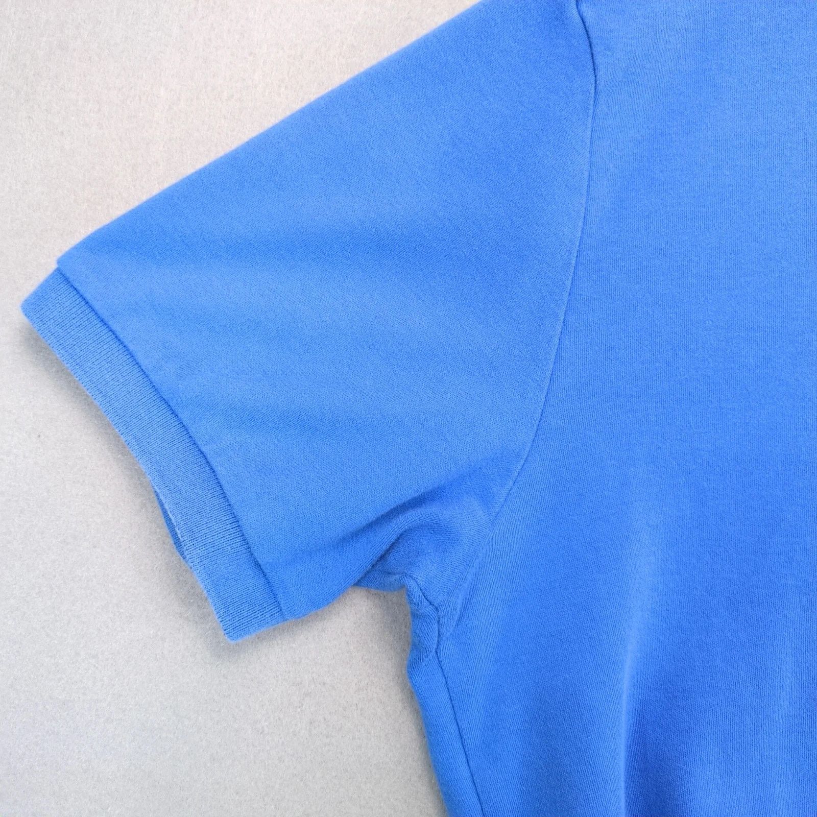 Polo Ralph Lauren Vtg Polo Ralph Lauren Blue Polo Shirt Men's L Short Slv Size US L / EU 52-54 / 3 - 9 Thumbnail