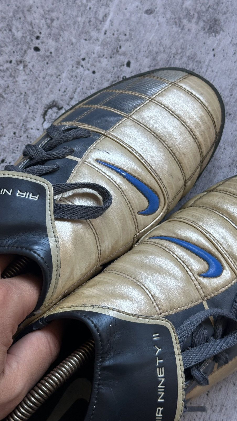 Nike 2004 Nike Air Zoom Ninety II Total 90 Vintage Soccer Boots Size US 10 / EU 43 - 3 Thumbnail