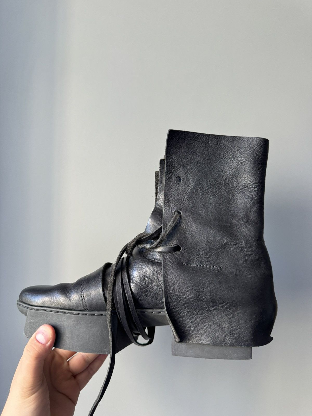 Trippen Trippen Shield F Leather Wrap Straps Boxing Biker Boots Size US 8 / IT 38 - 10 Thumbnail