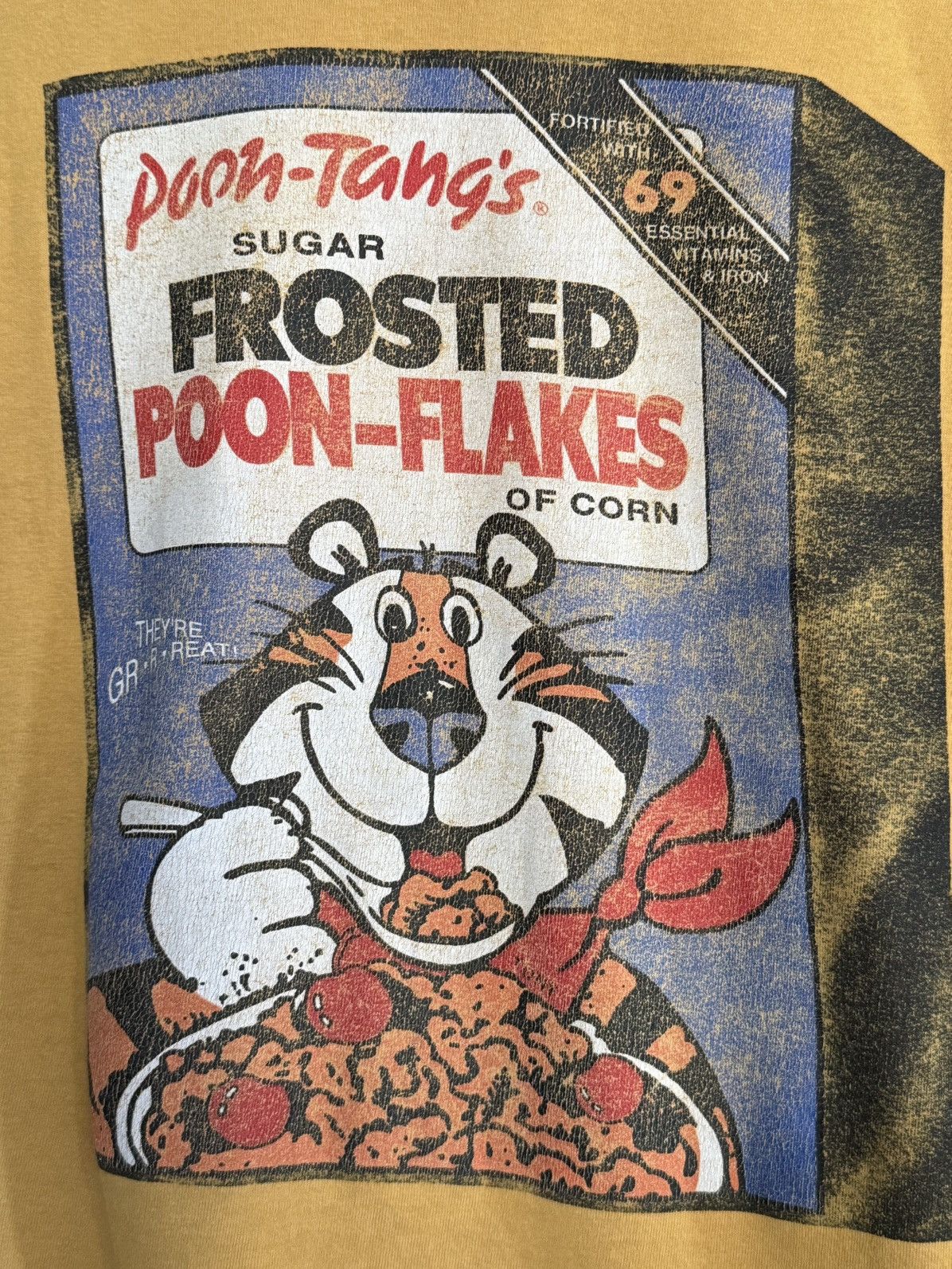 Cartoon Network × Vintage Thrashed Vintage 90s Pooh Tang’s Built In The Usa Faded Tee Size US L / EU 52-54 / 3 - 2 Thumbnail