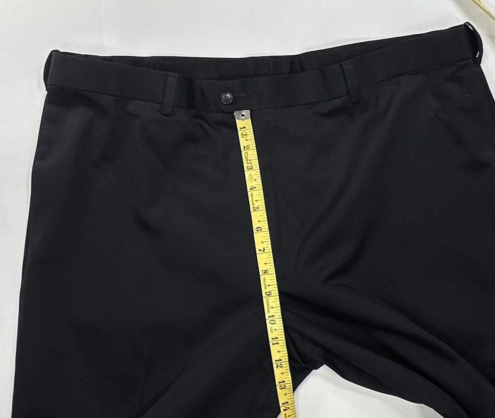 Perry Ellis Perry Ellis Portfolio Cotton Flat Front Chinos Black 42/30 Size US 42 / EU 58 - 7 Thumbnail