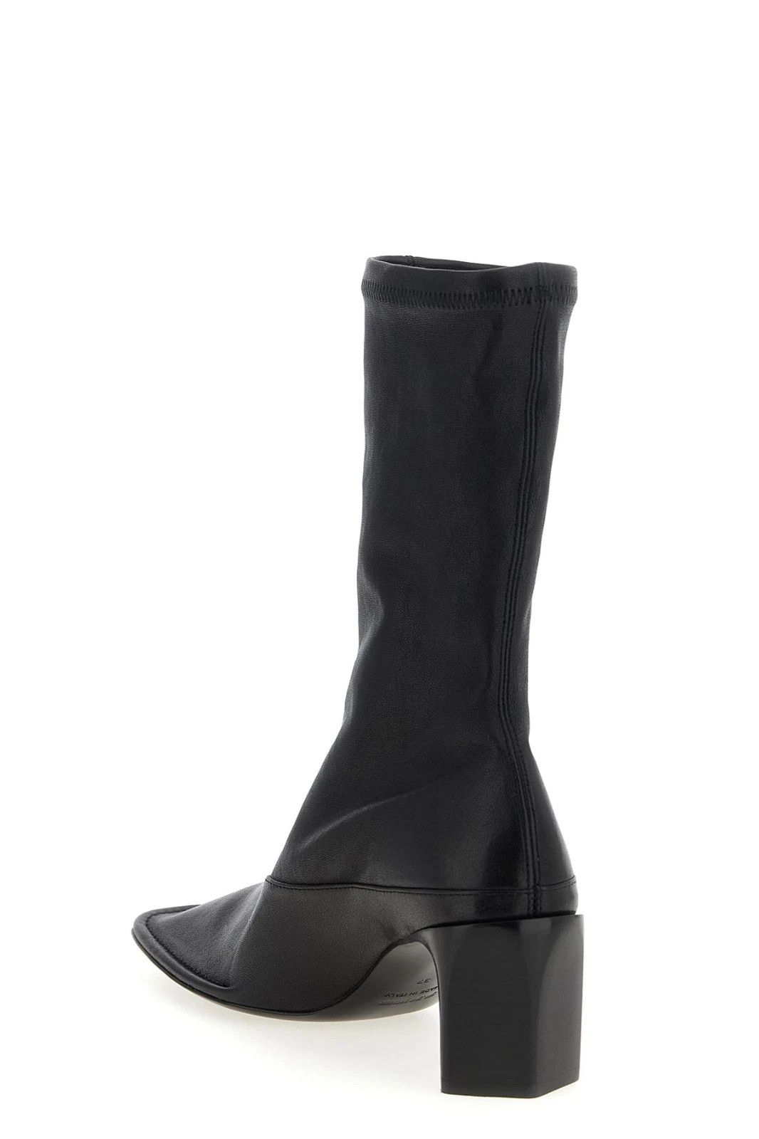 Jil Sander JIL SANDER Black Leather Ankle Boots New & Authentic Size US 6 / IT 36 - 3 Thumbnail