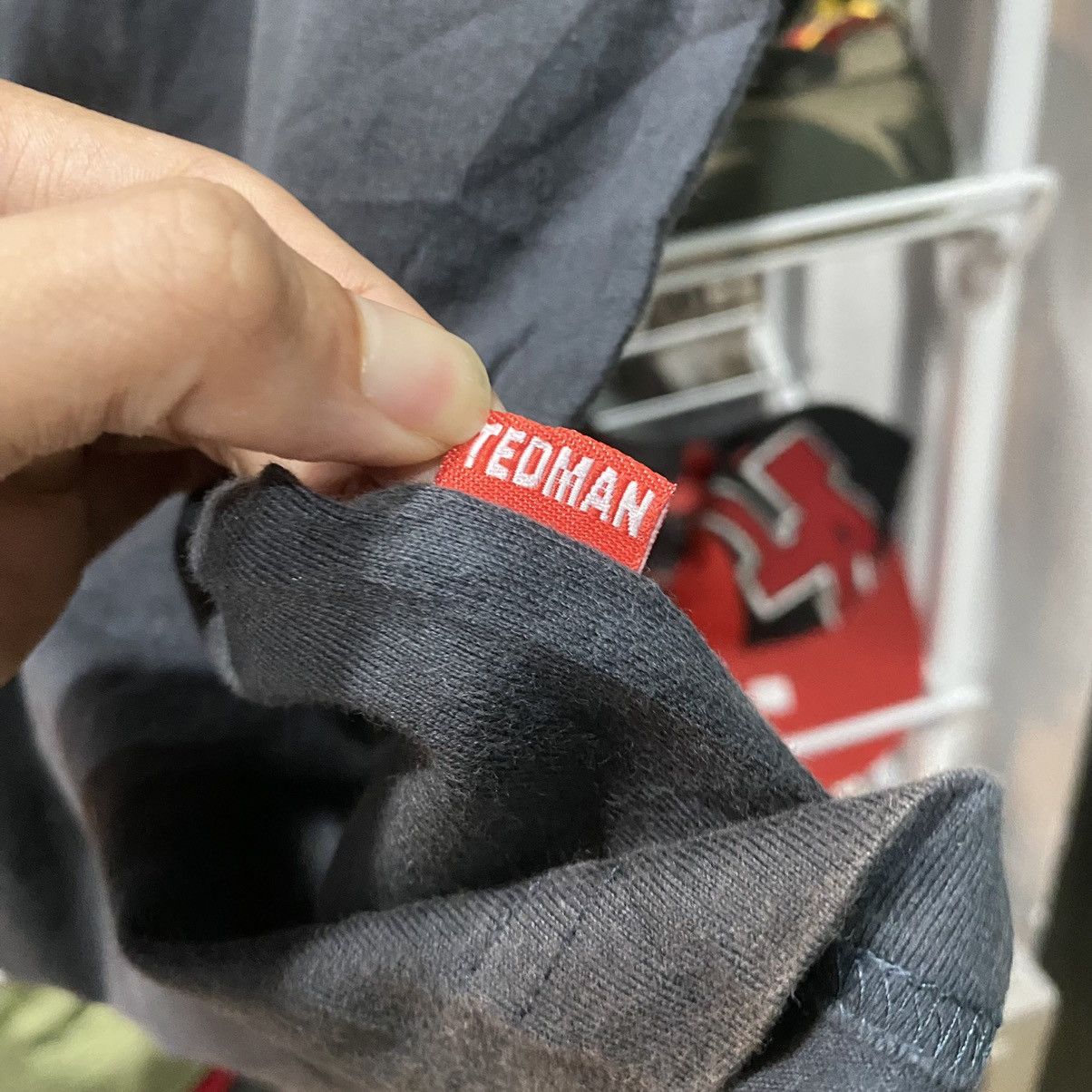 Japanese Brand Rare!! Tedman Company " Red Devils " Perfect Faded Tshirt Size US L / EU 52-54 / 3 - 9 Thumbnail
