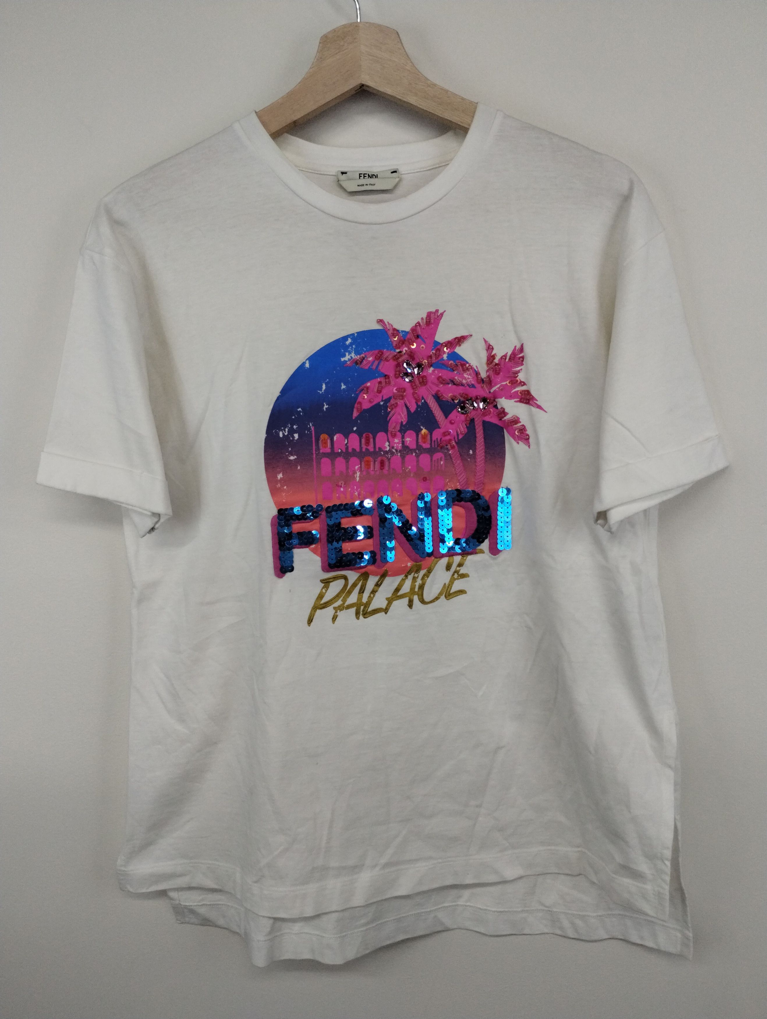 Fendi Fendi Palace Sequin Tee Shirt Grailed