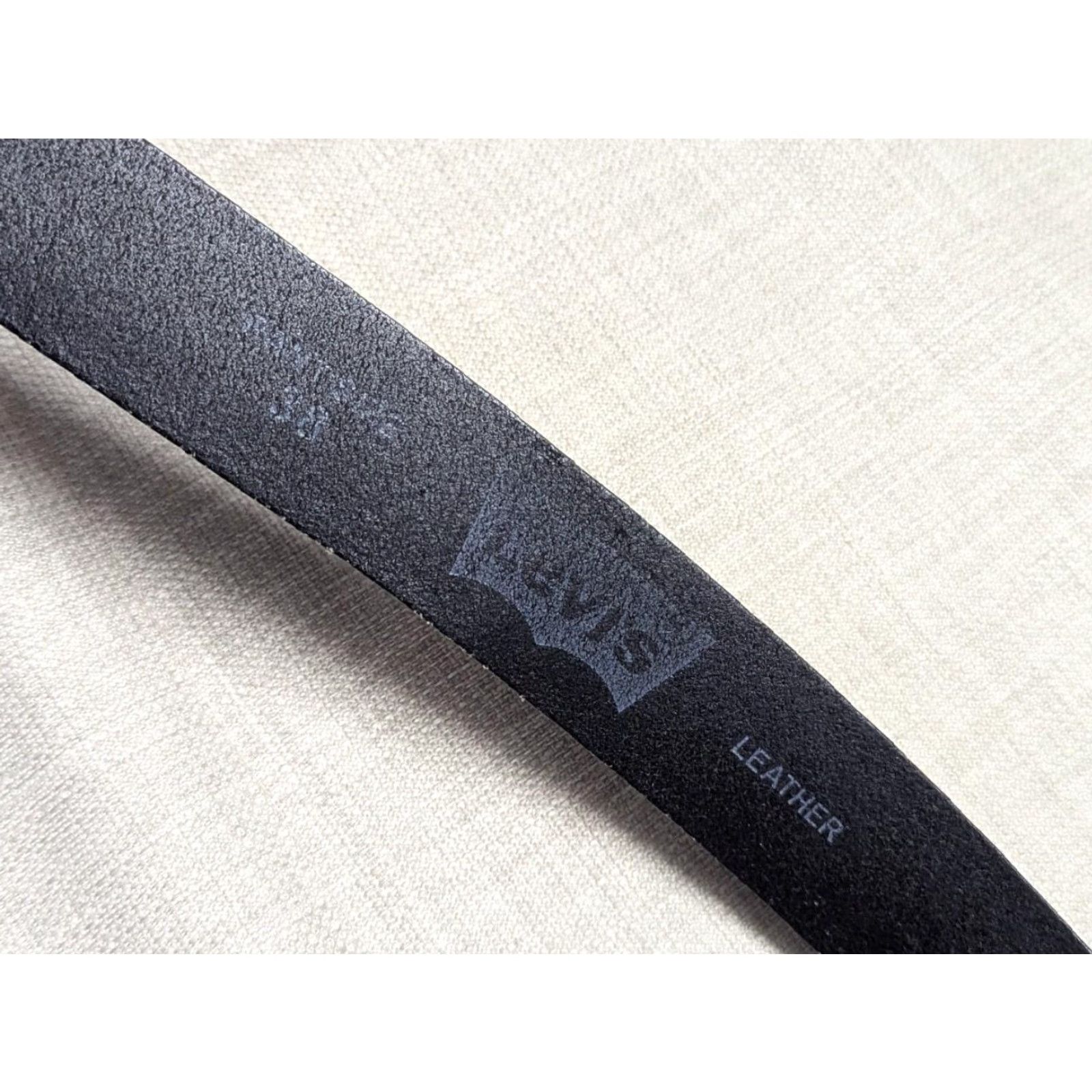 Levi's VINTAGE LEVI'S belt Leather Cowhide 40 black Men Size 40 Size 40 - 5 Thumbnail