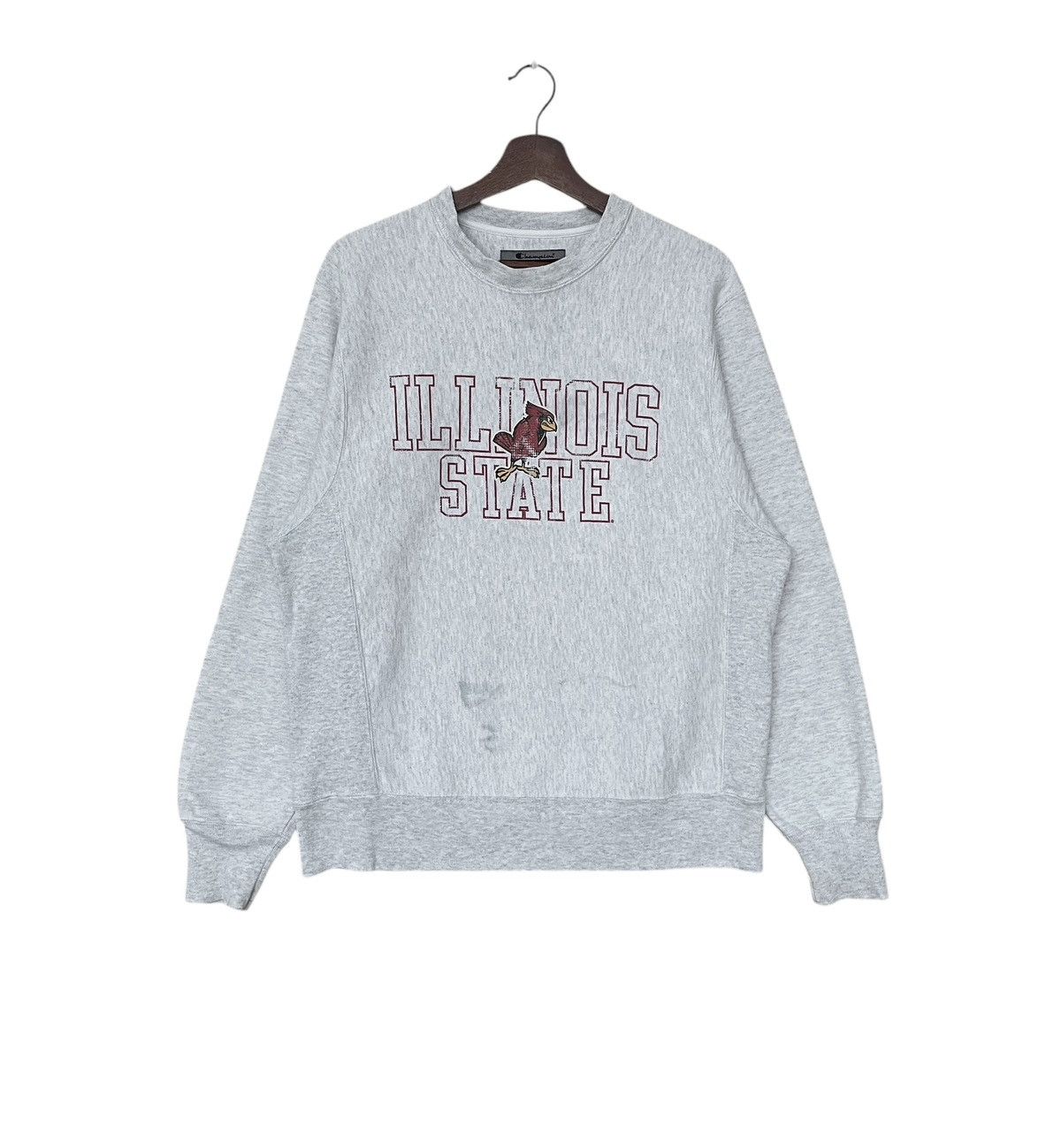 Champion × Vintage Vintage Champion Reversible Weave Illinois Sweatshirt 1990s Size US S / EU 44-46 / 1 - 1 Thumbnail